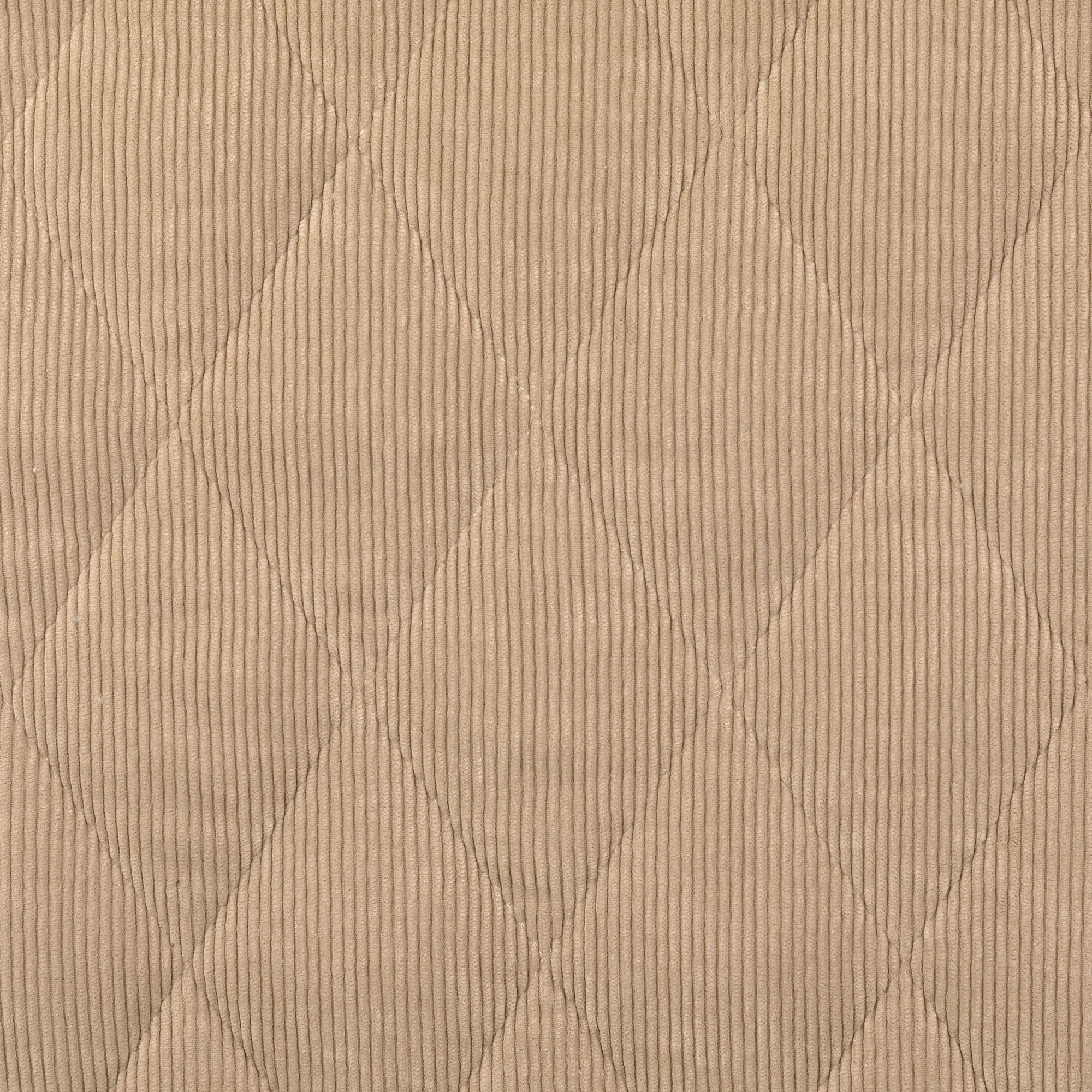 CORD STEPPER mit Fellabseite beige