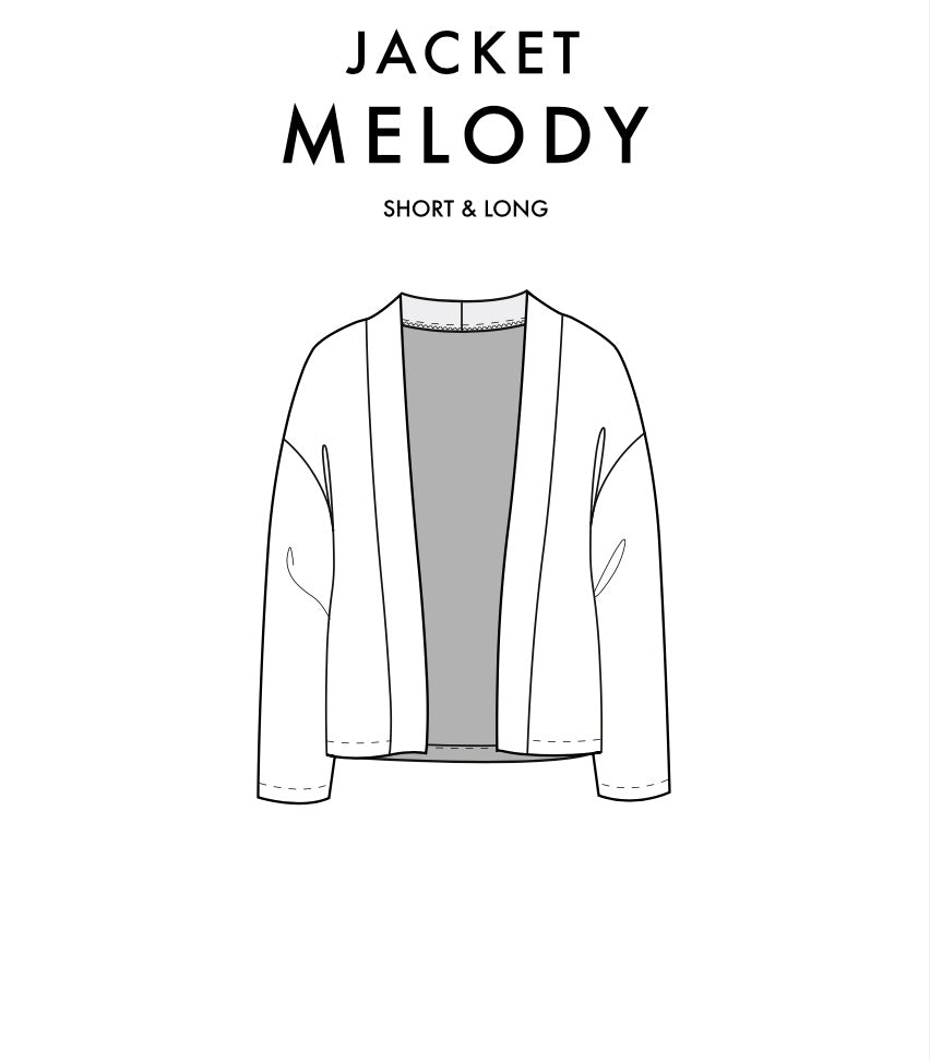 Melody Jacke Schnittmuster