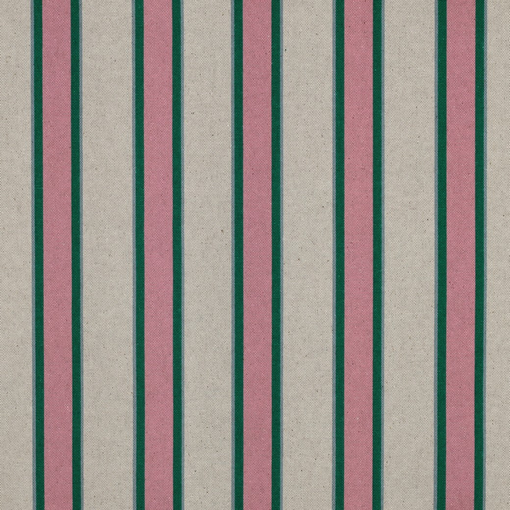 Canvas Leinen Look STRIPES rosa