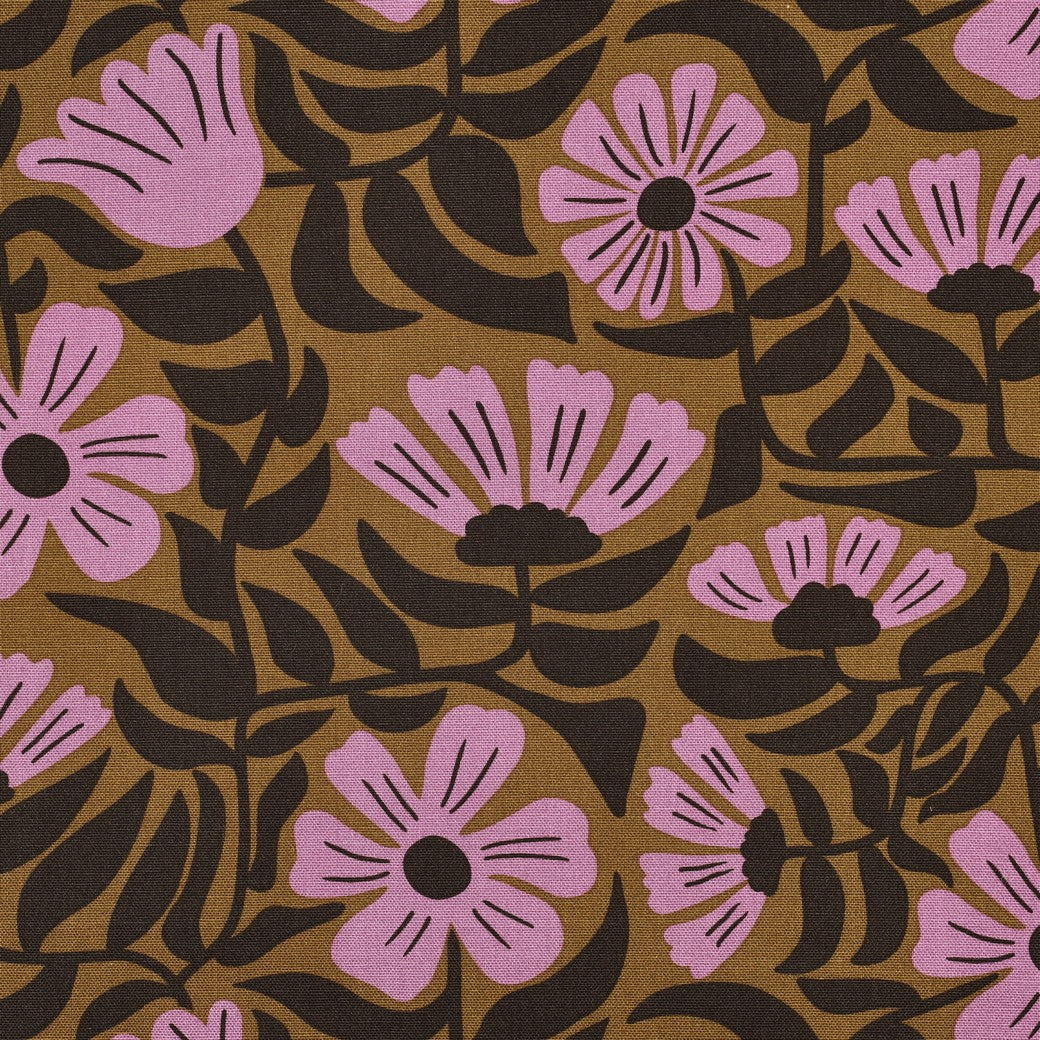 Canvas FLOWERS grün