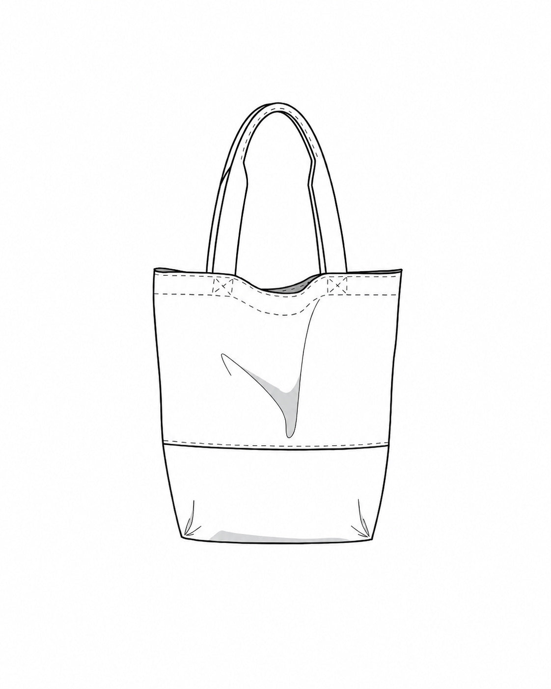 Schnittmuster TOTE BAG