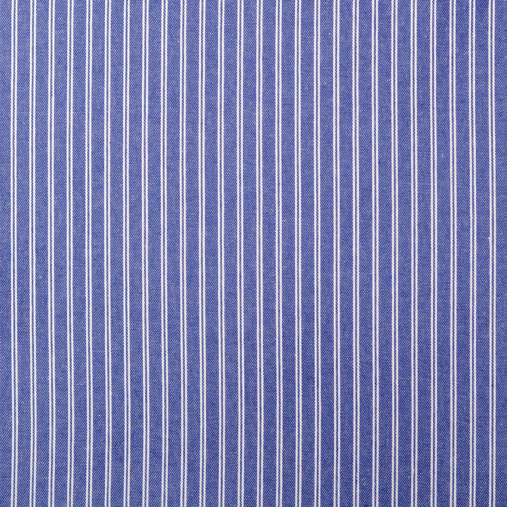 Feste Baumwolle Stripes mittelblau