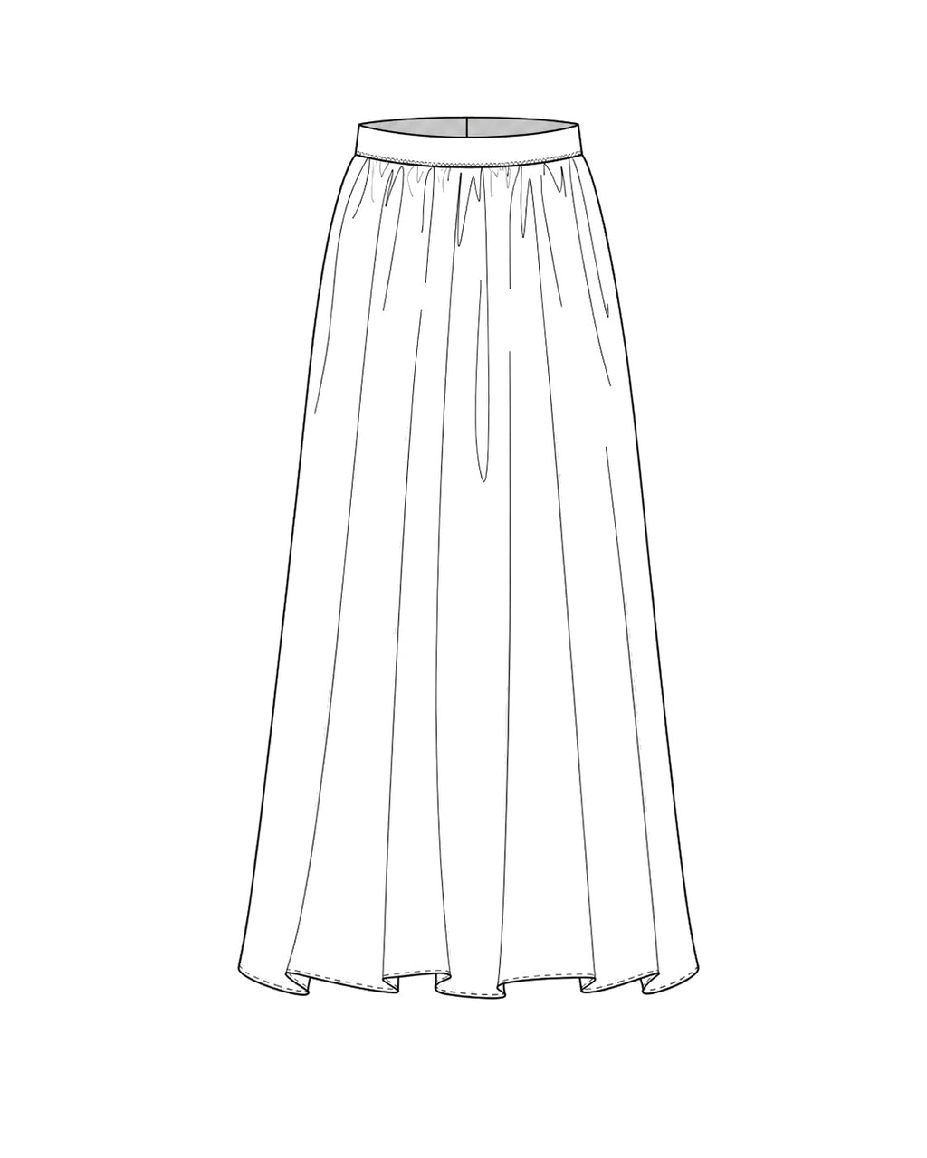 Schnittmuster MAXI SKIRT