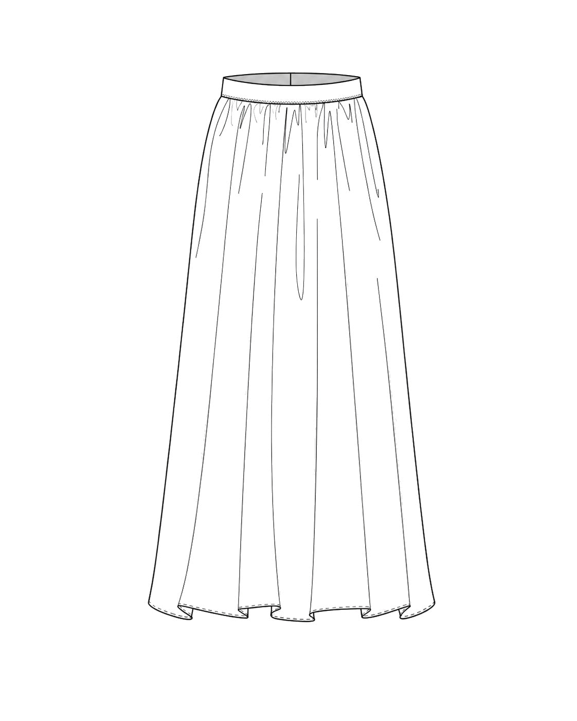 Schnittmuster MAXI SKIRT