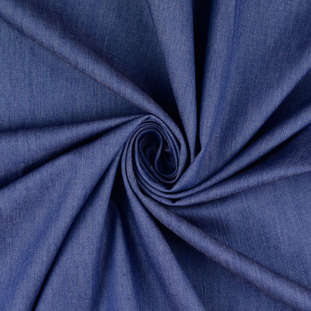 Chambray Indigo blau