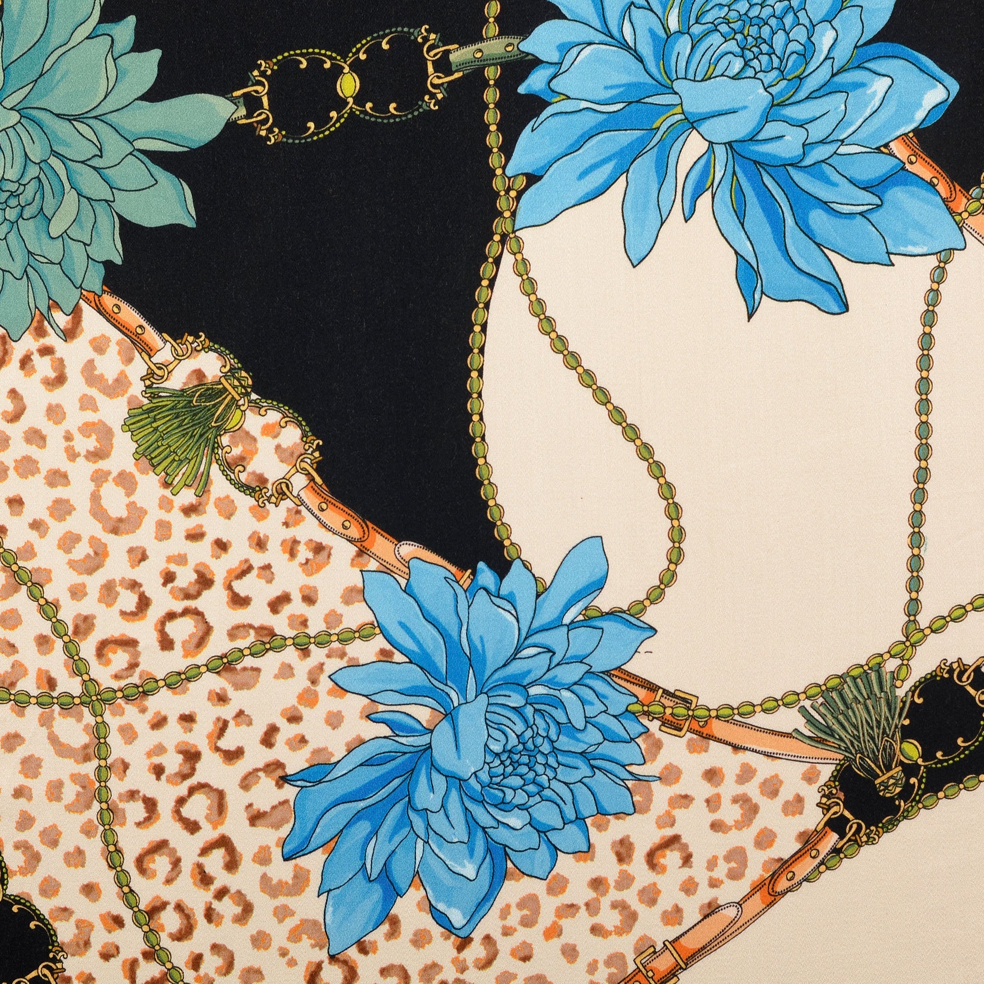 Viskose Satin GABBIANI aqua