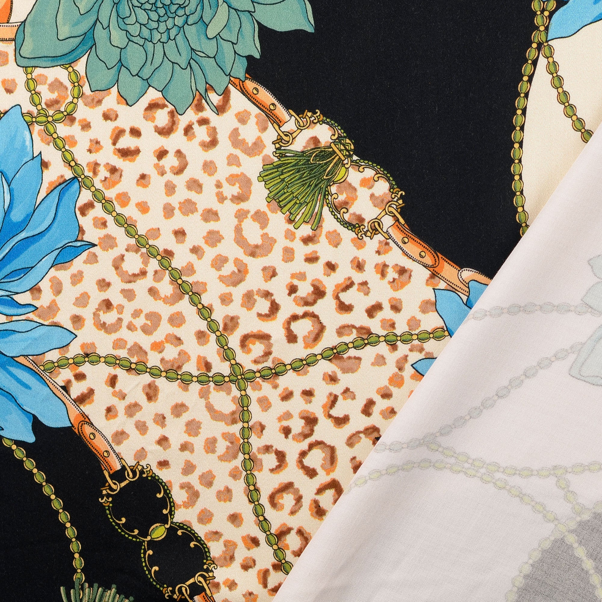 Viskose Satin GABBIANI aqua