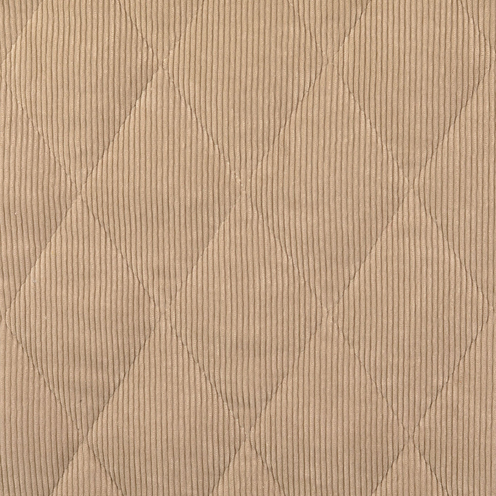 CORD STEPPER mit Fellabseite beige