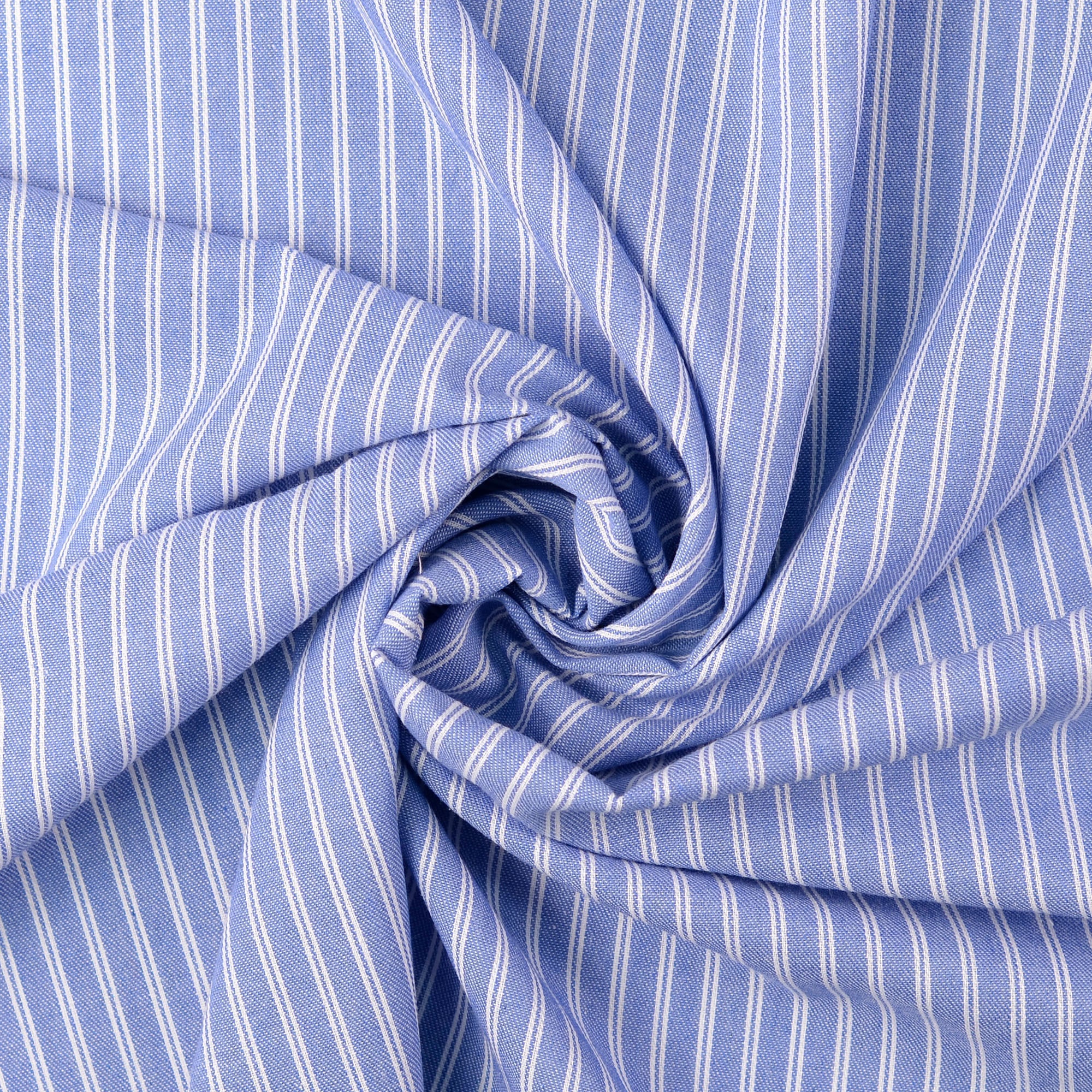 Feste Baumwolle Stripes hellblau