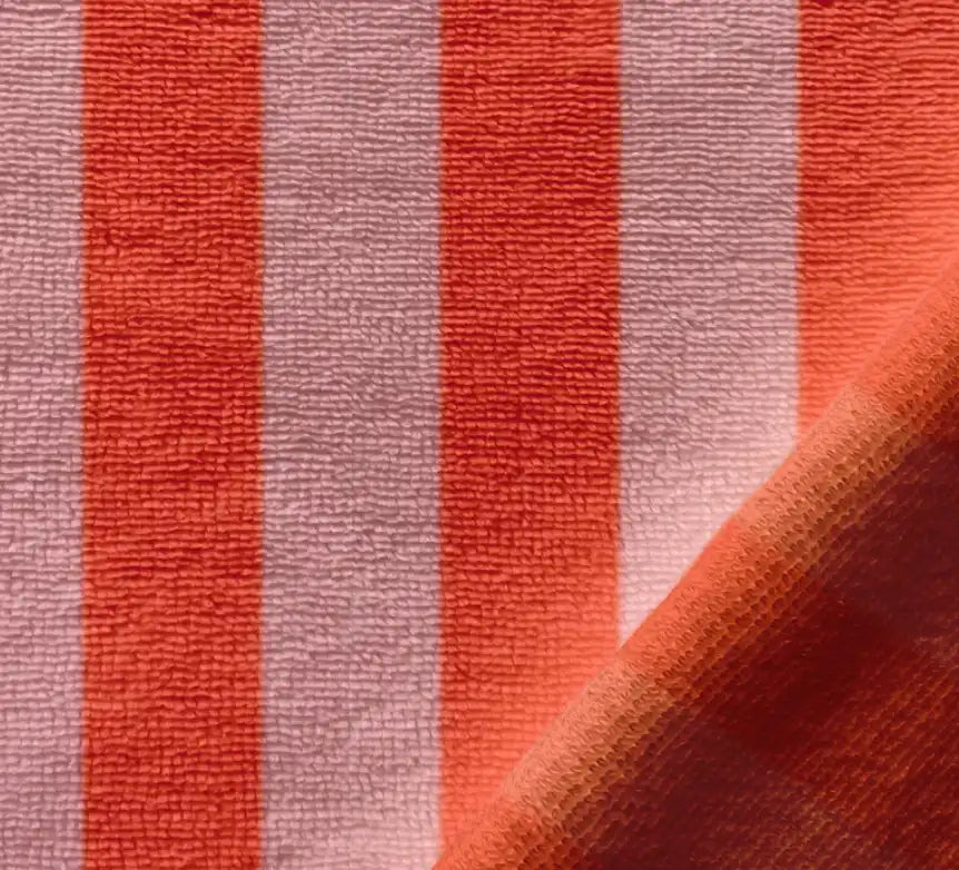 Bambus FROTTEE STRIPES orange