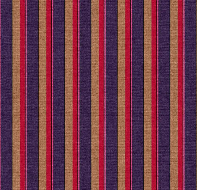Canvas STRIPES violett/rot