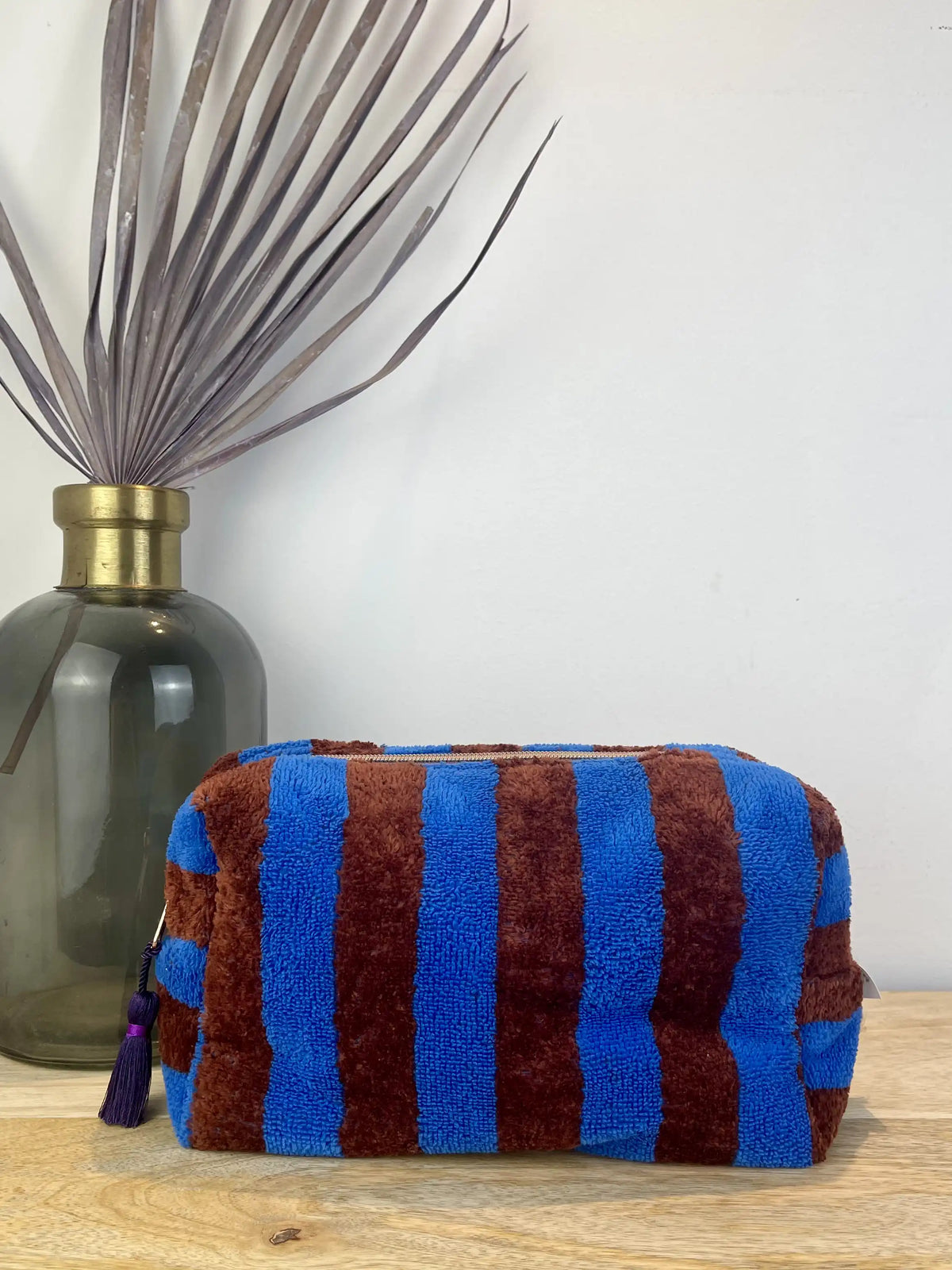 Box FROTTEE STRIPES dunkelblau