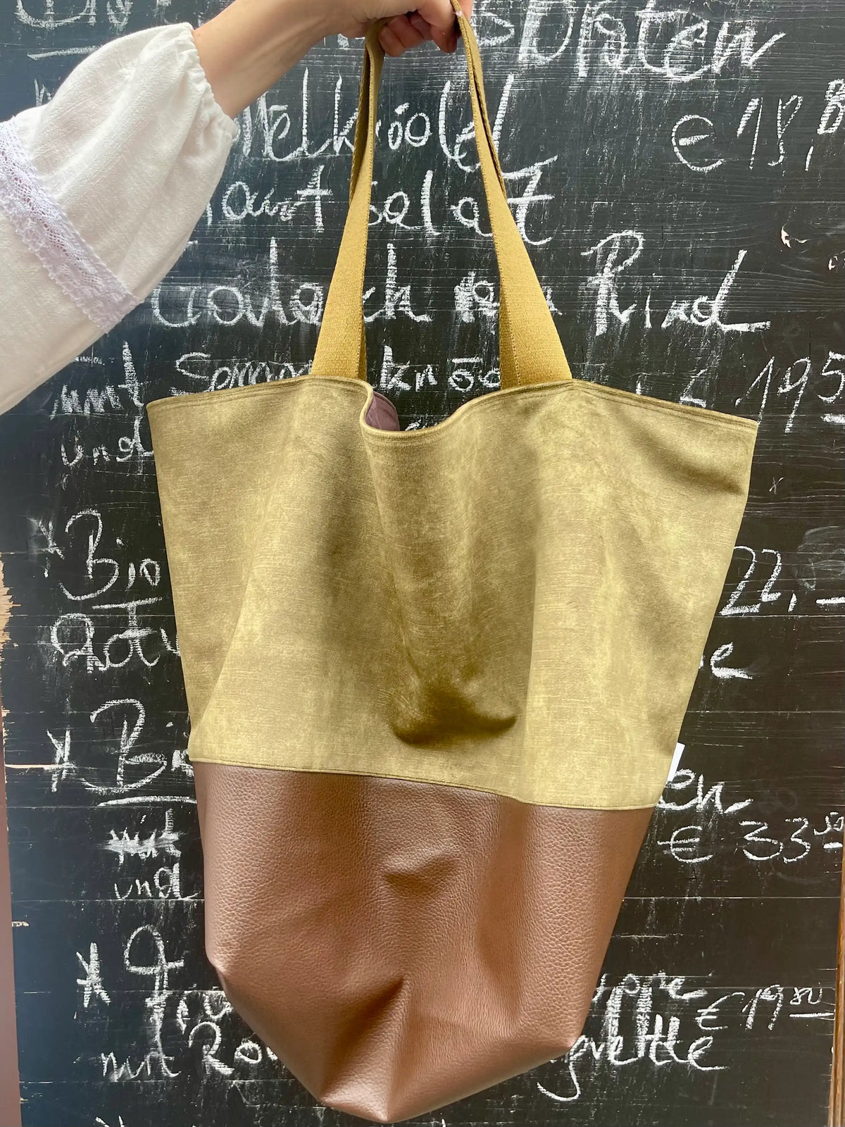 Nähset SHOPPER TONI Velvet fir