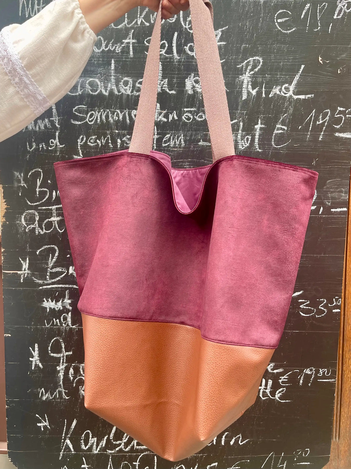 Nähset SHOPPER TONI Velvet bordeaux