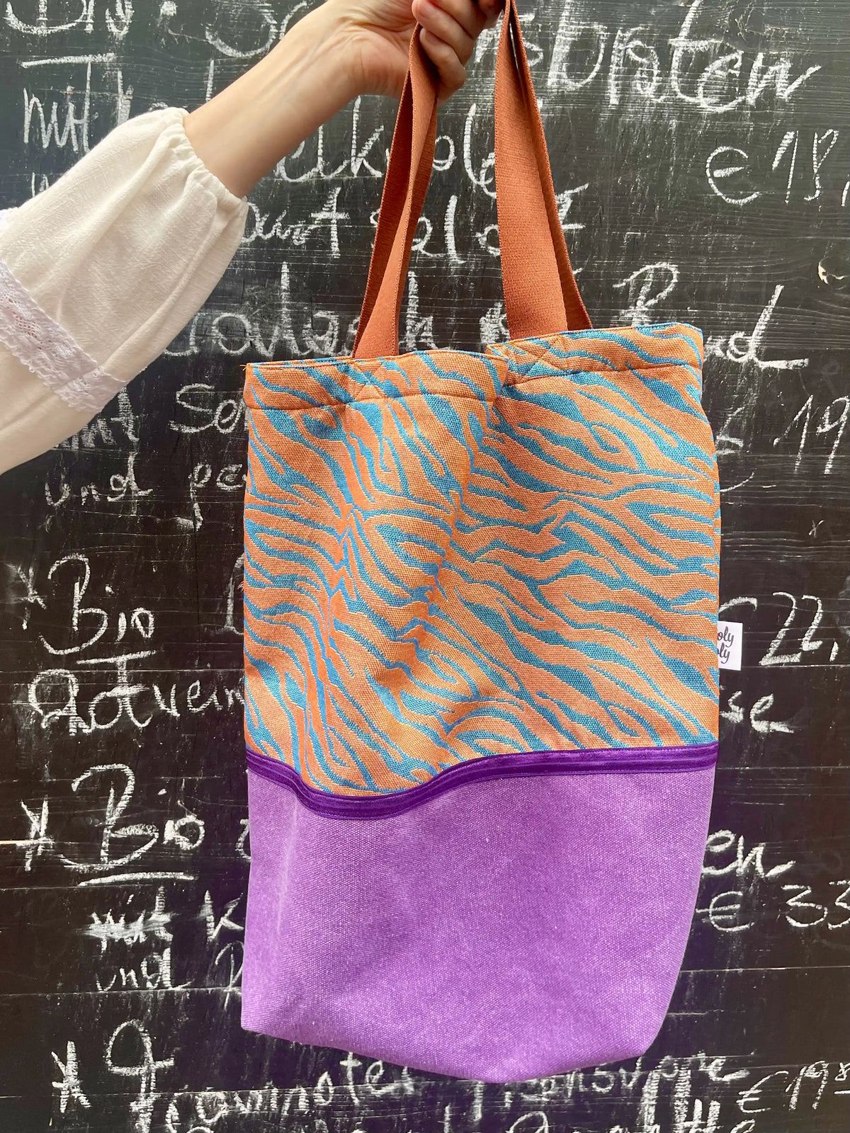 Nähset TOTE BAG Zebra orange