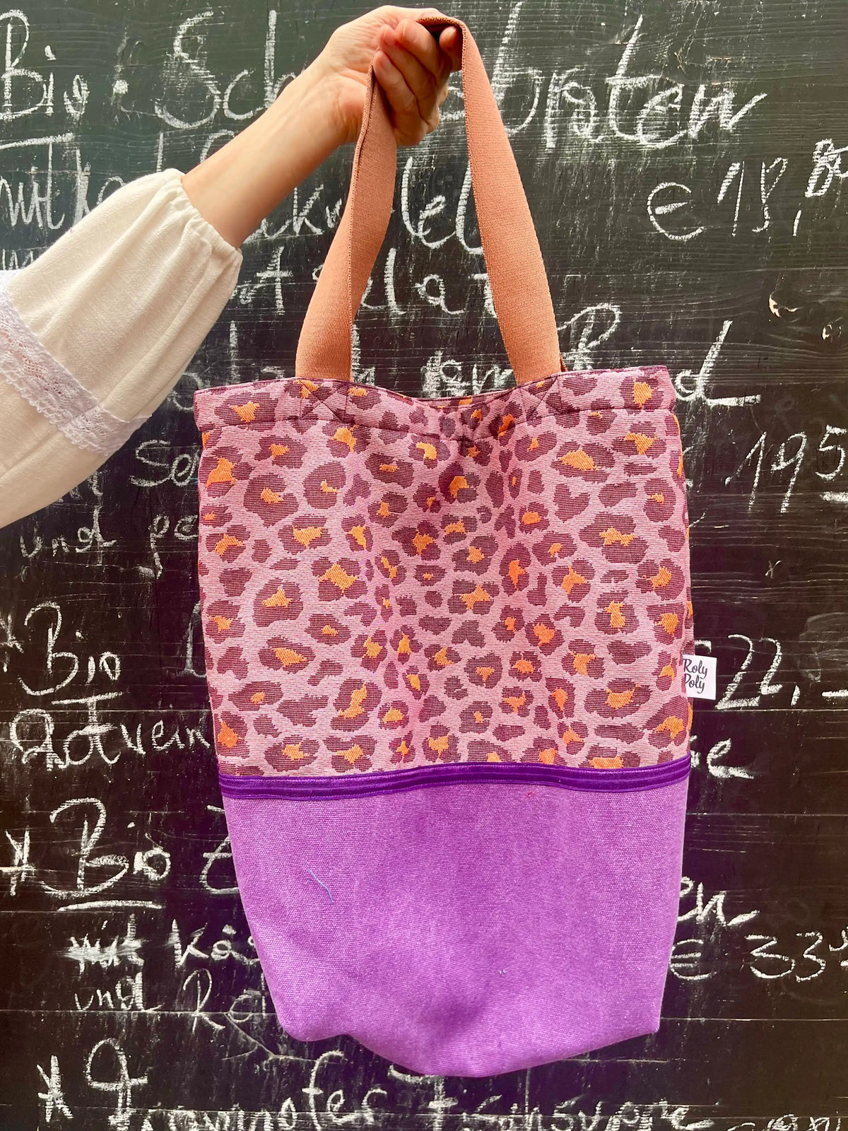 Nähset TOTE BAG Leo Flieder