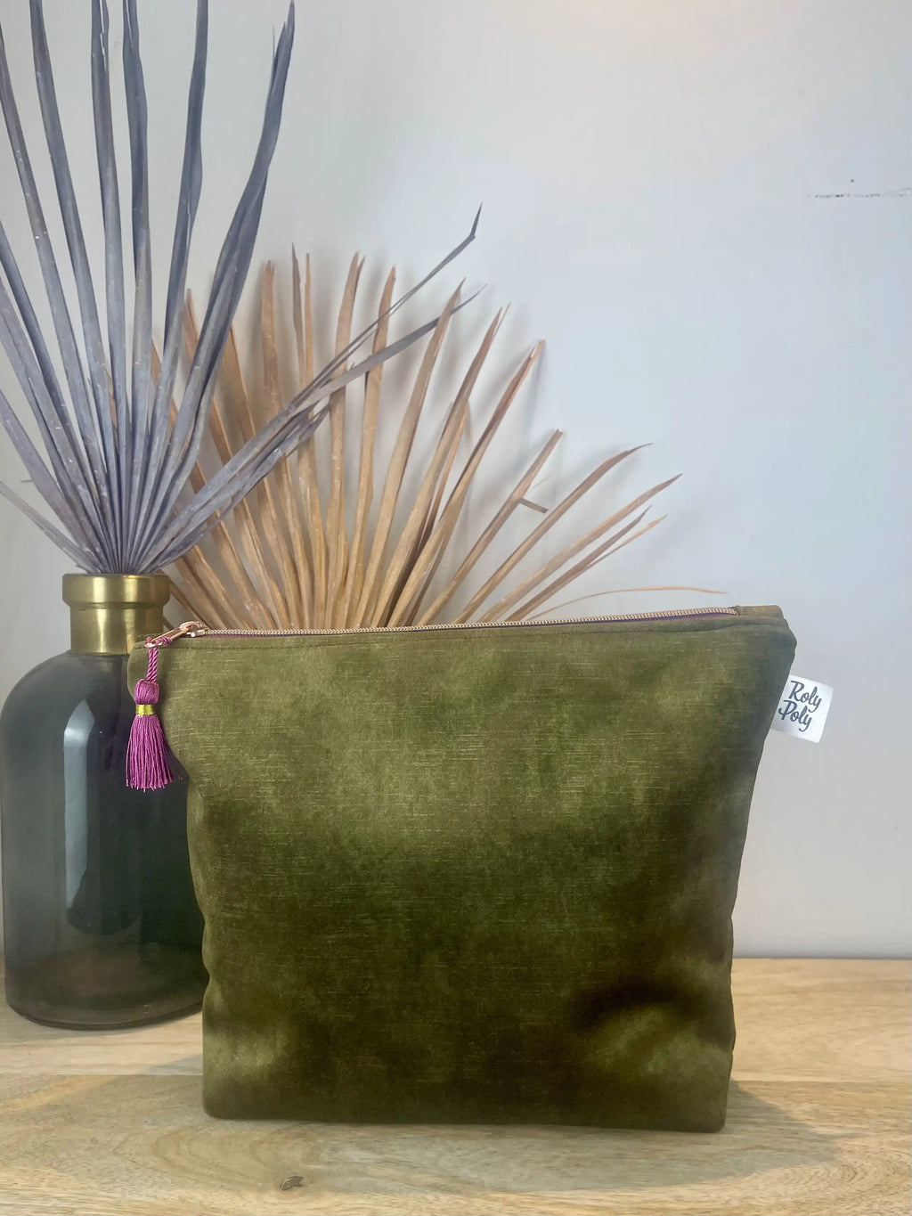Washbag VELVET fir
