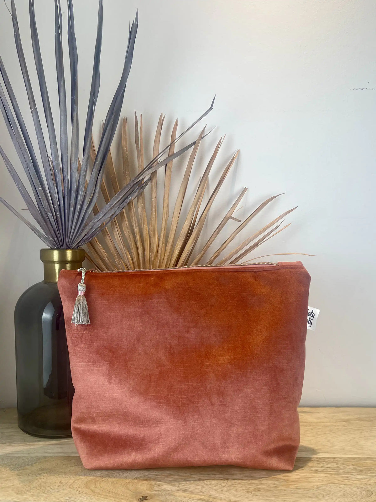 Washbag VELVET peach