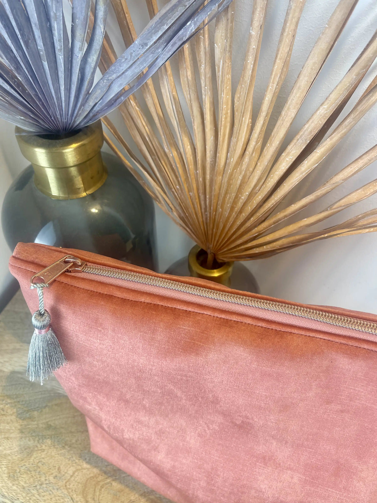 Washbag VELVET peach