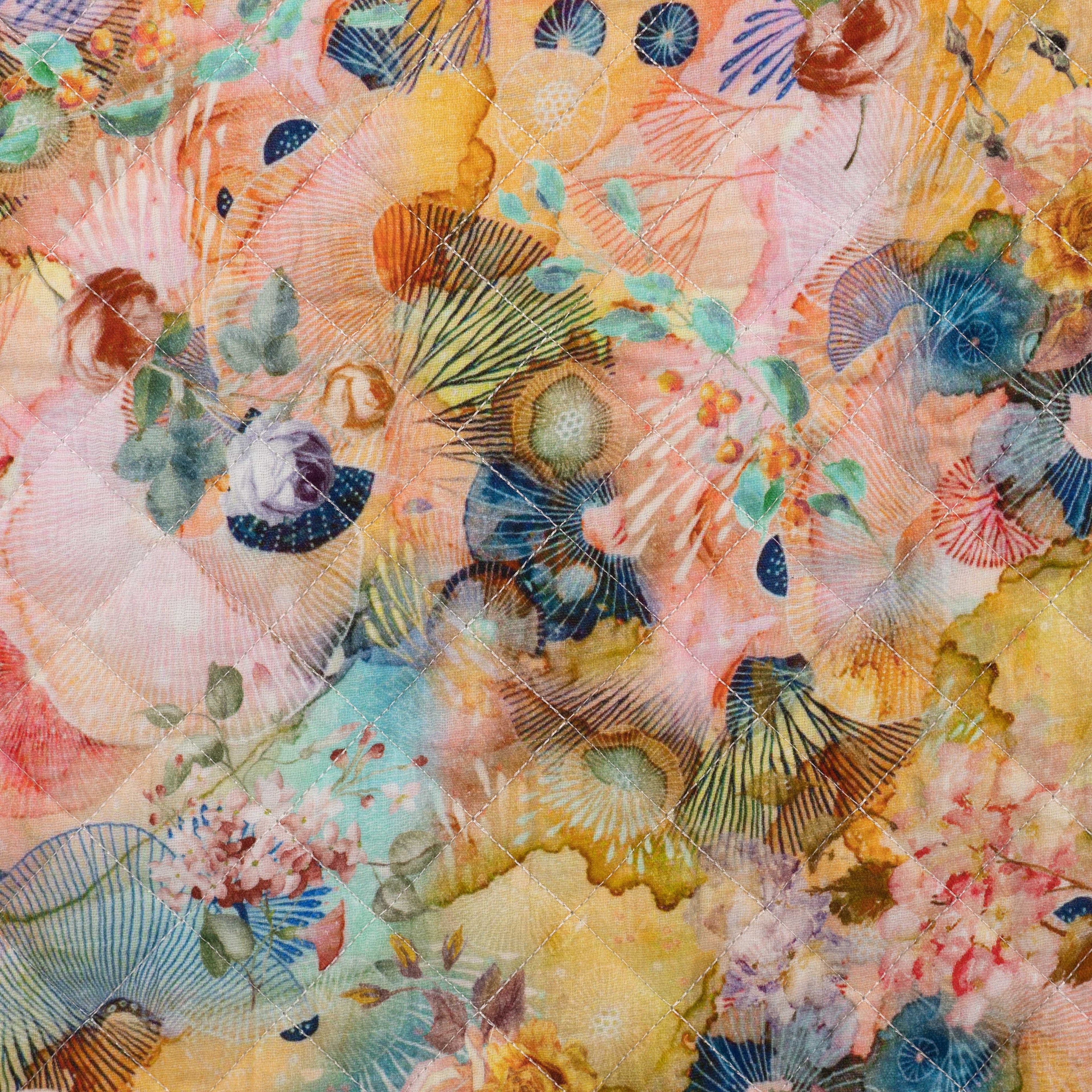 Musselin gesteppt ORINOKO peach