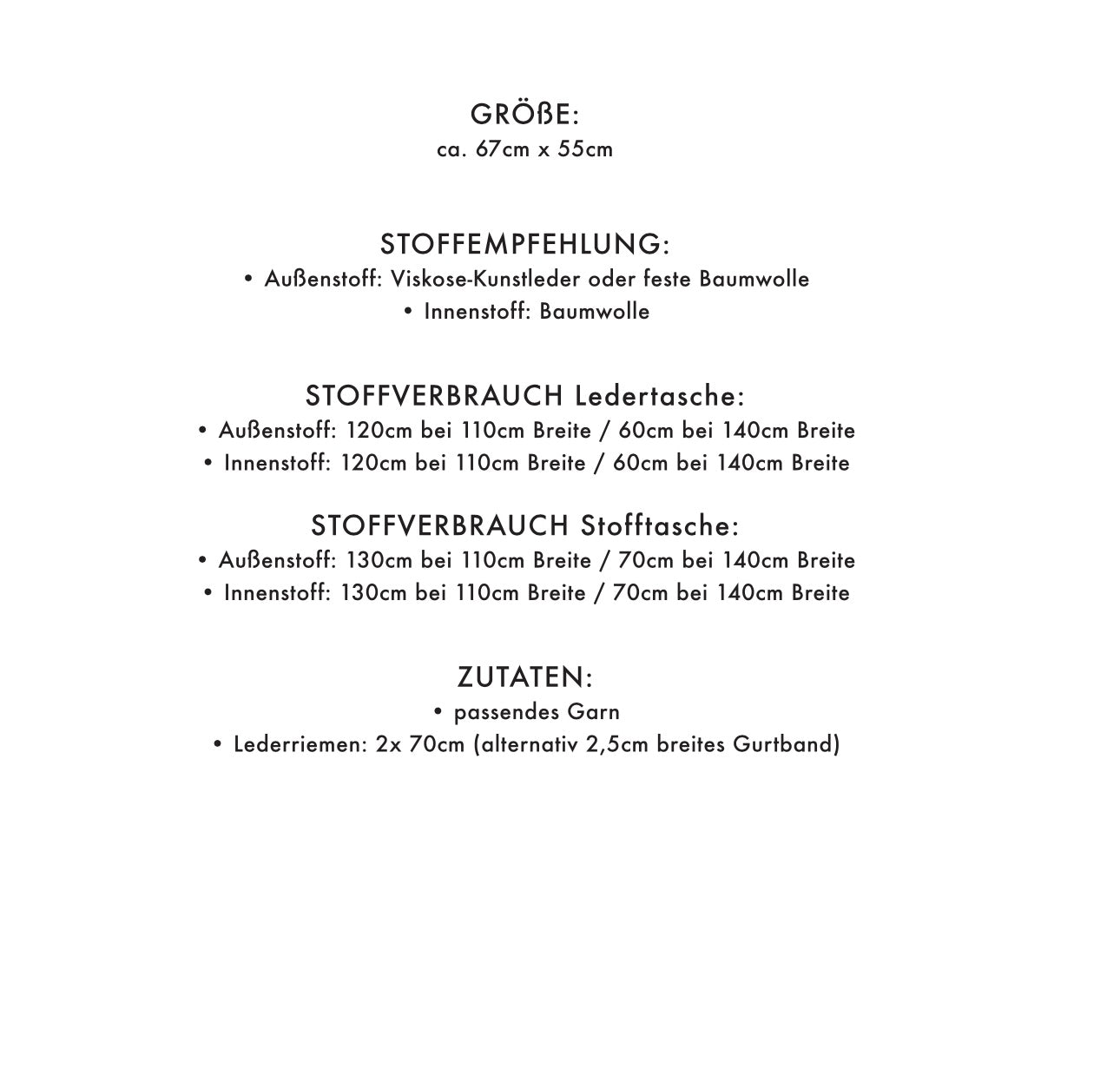 Schnittmuster TONI