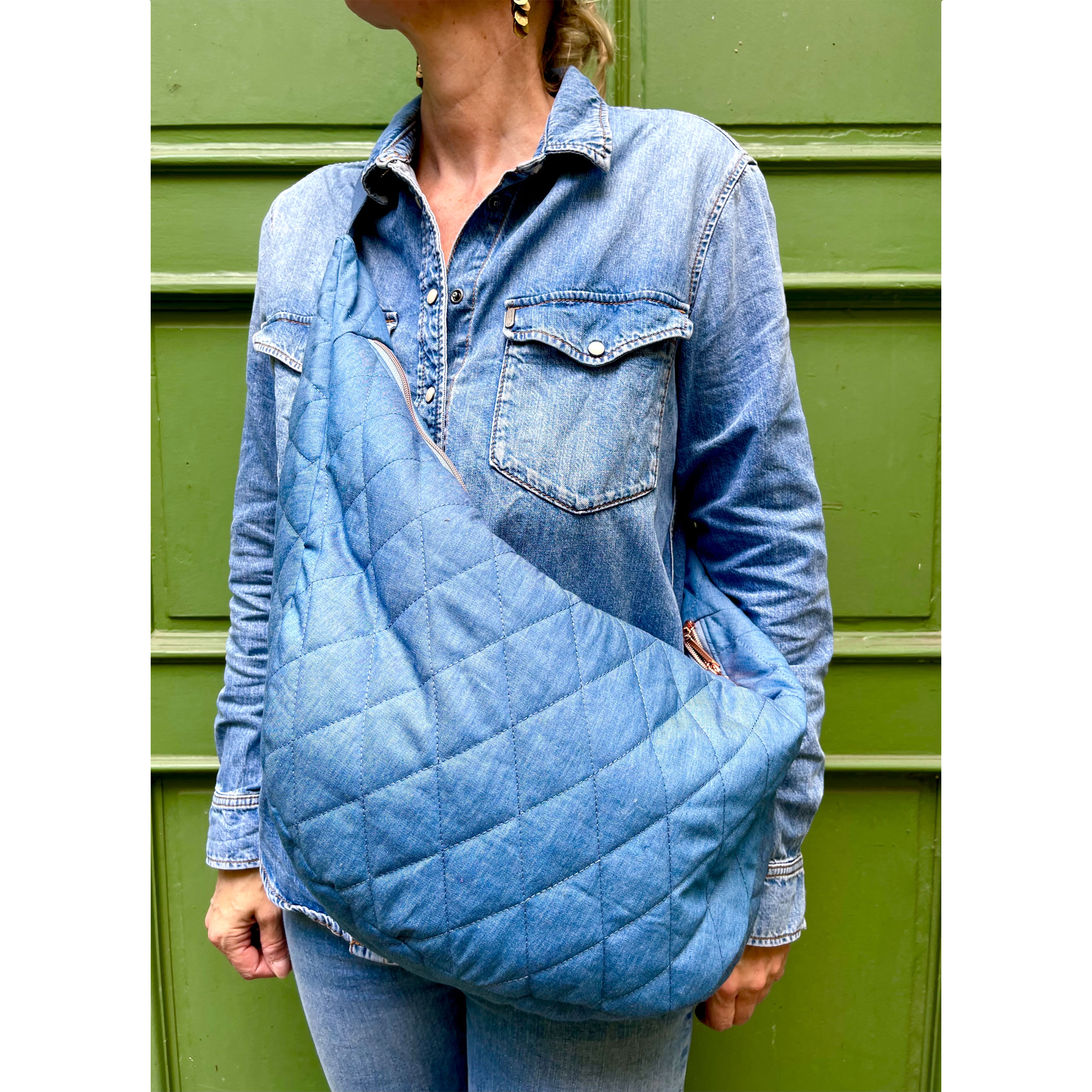 Crossbody Bag BANANA DENIM STEPPER