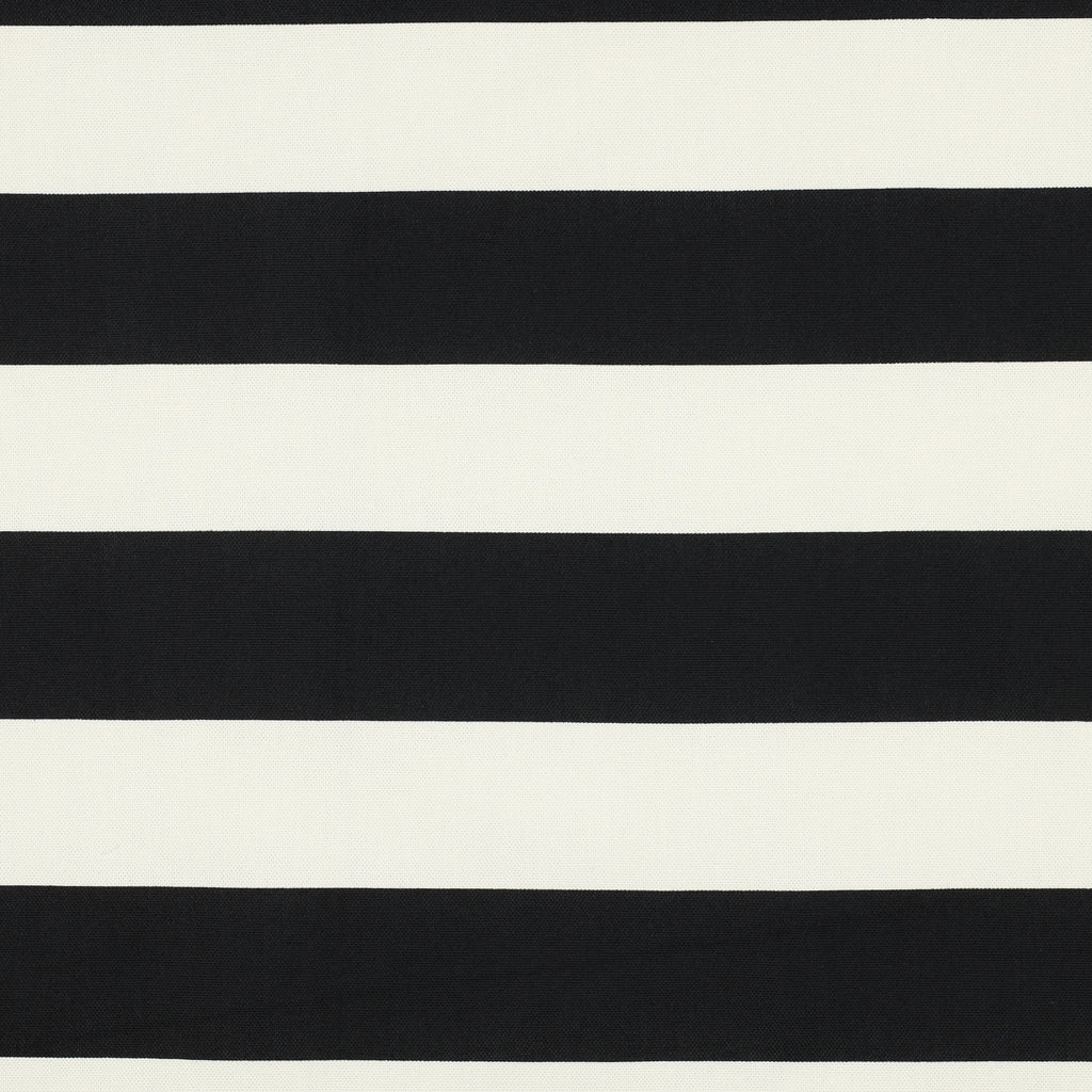 Halbpanama  Baumwolle Streifen schwarz weiß