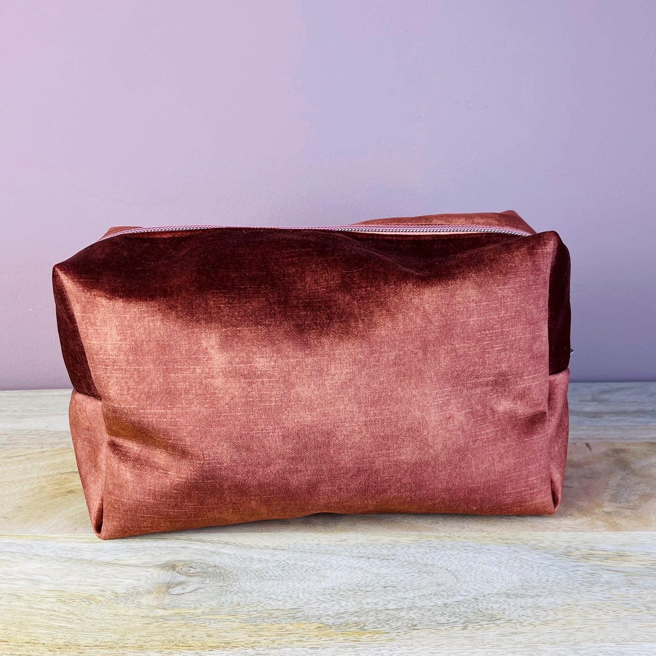 Nähset BOX BAG VELVET tobacco