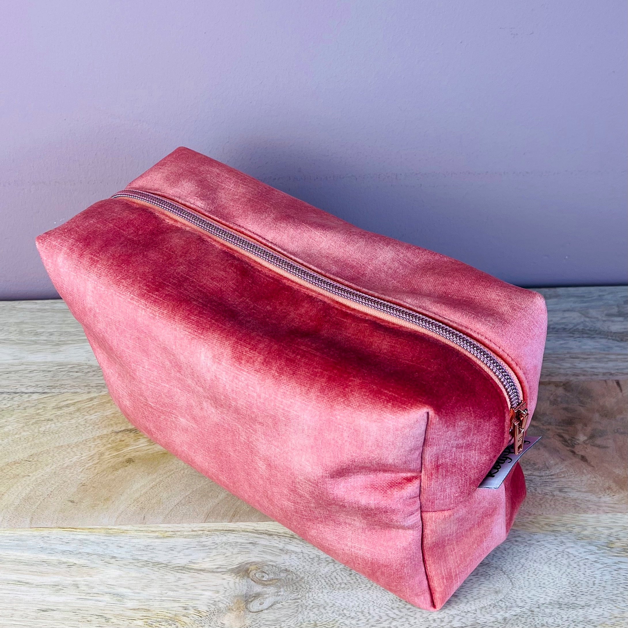 Box VELVET peach