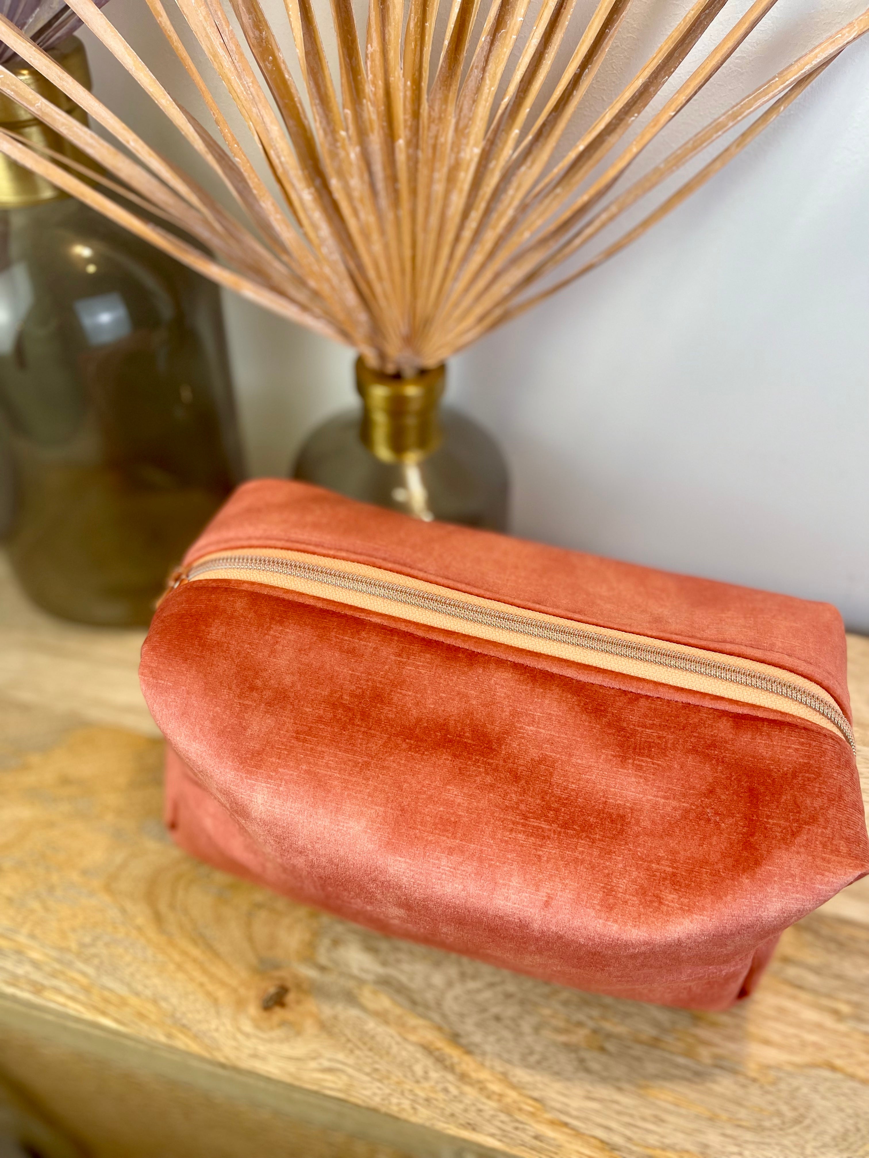 Box VELVET peach