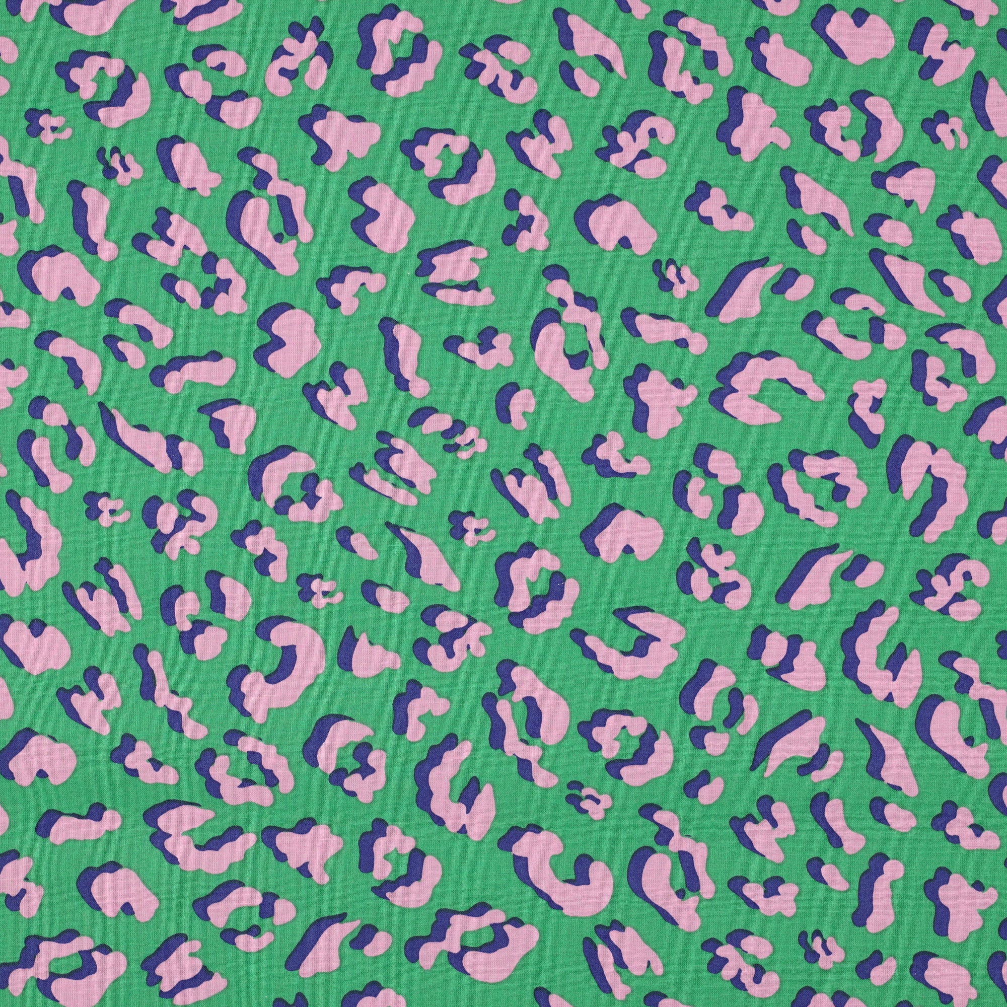 Baumwolle beschichtet ANIMAL SKIN grün