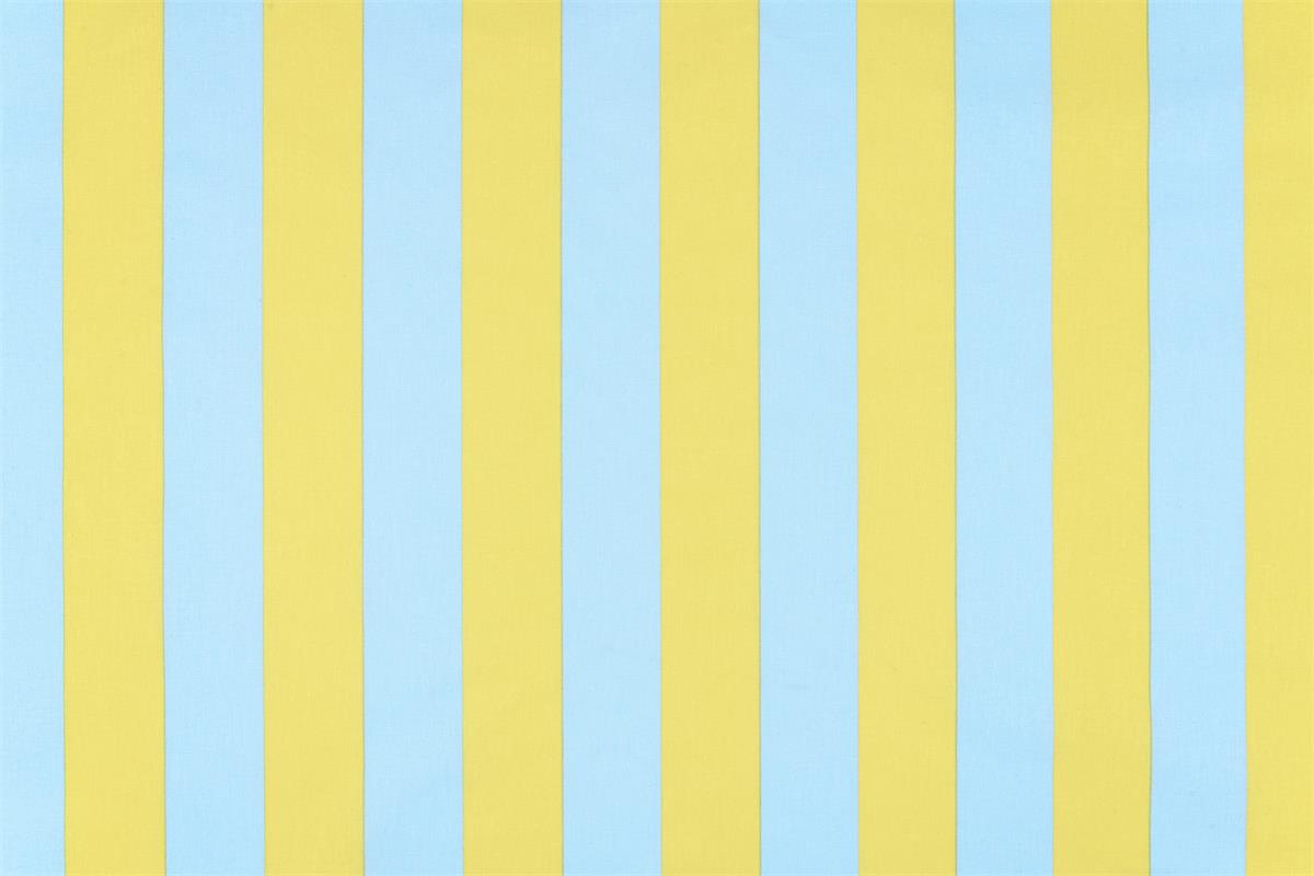 Baumwolle beschichtet STRIPES gelb