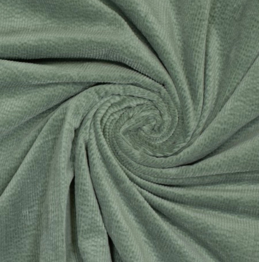 Cord Stoff altgrün