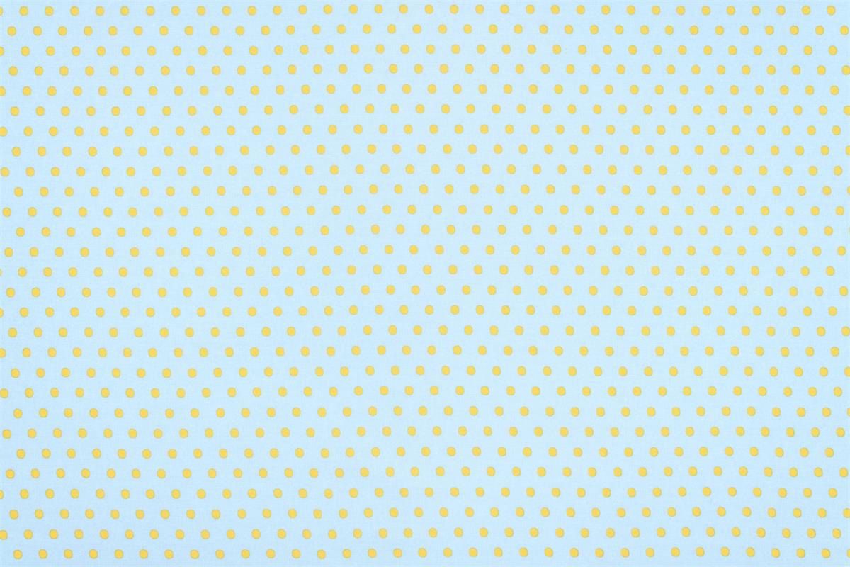 Baumwolle beschichtet DOTS himmelblau