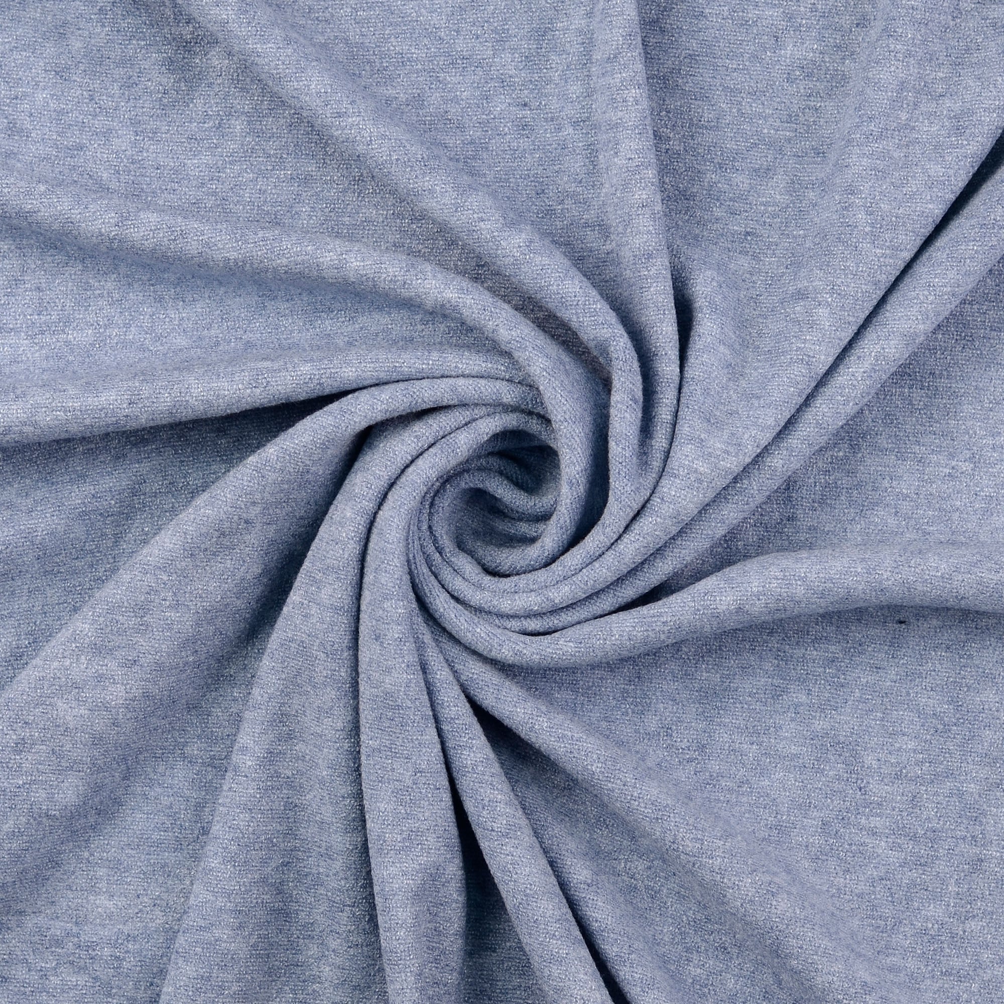 Frottee Jersey MELANGE jeansblau