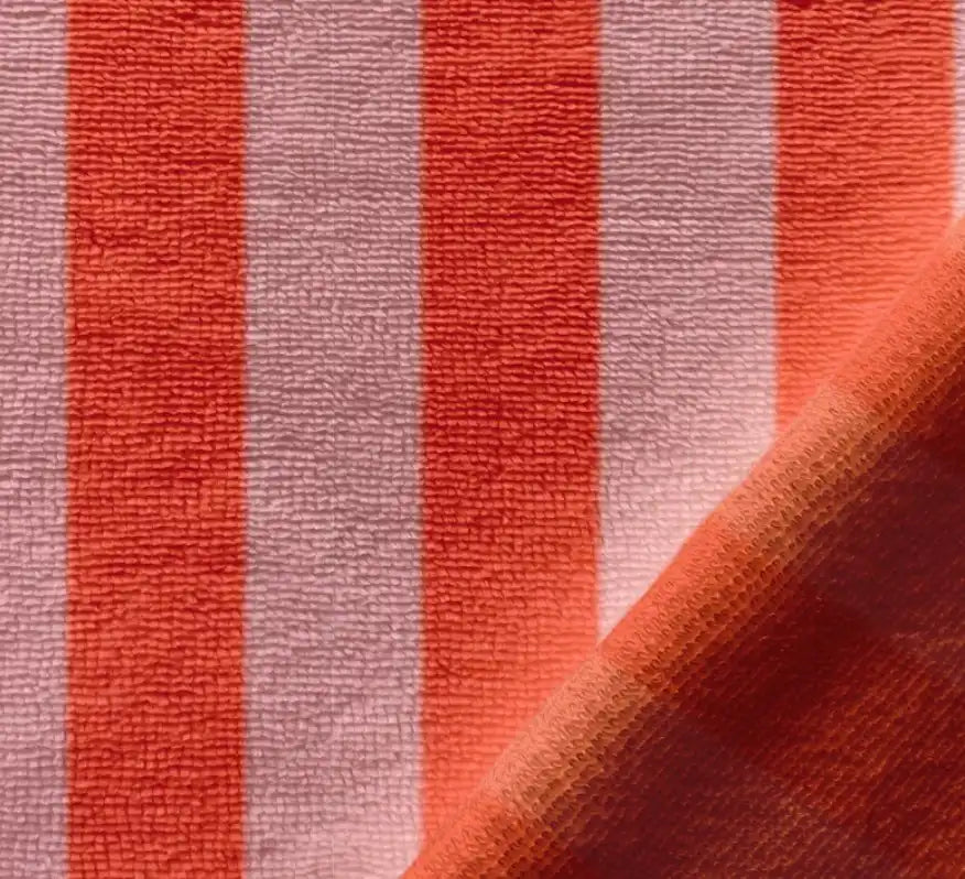 Bambus FROTTEE STRIPES orange
