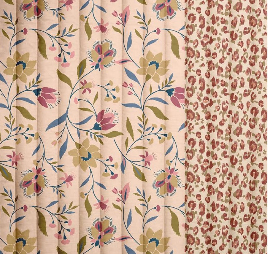 Musselin gesteppt EVELYN