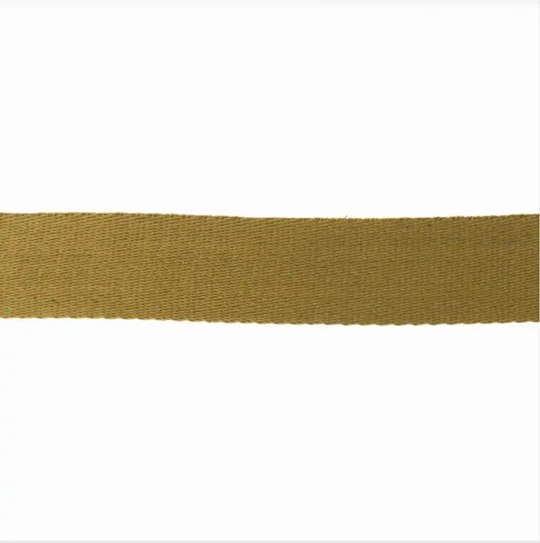 Gurtband goldbraun 4 cm breit