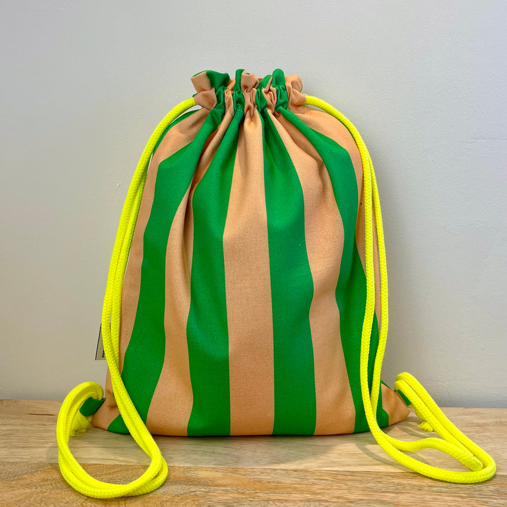 BIG STRIPES grün/beige