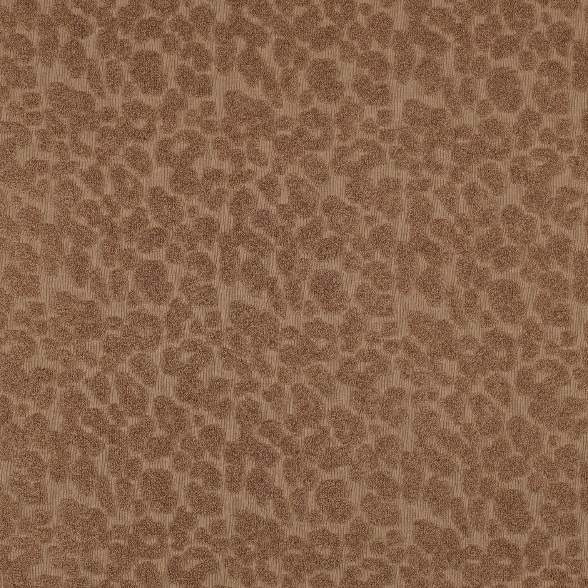 Frottee Jersey ANIMAL SKIN braun