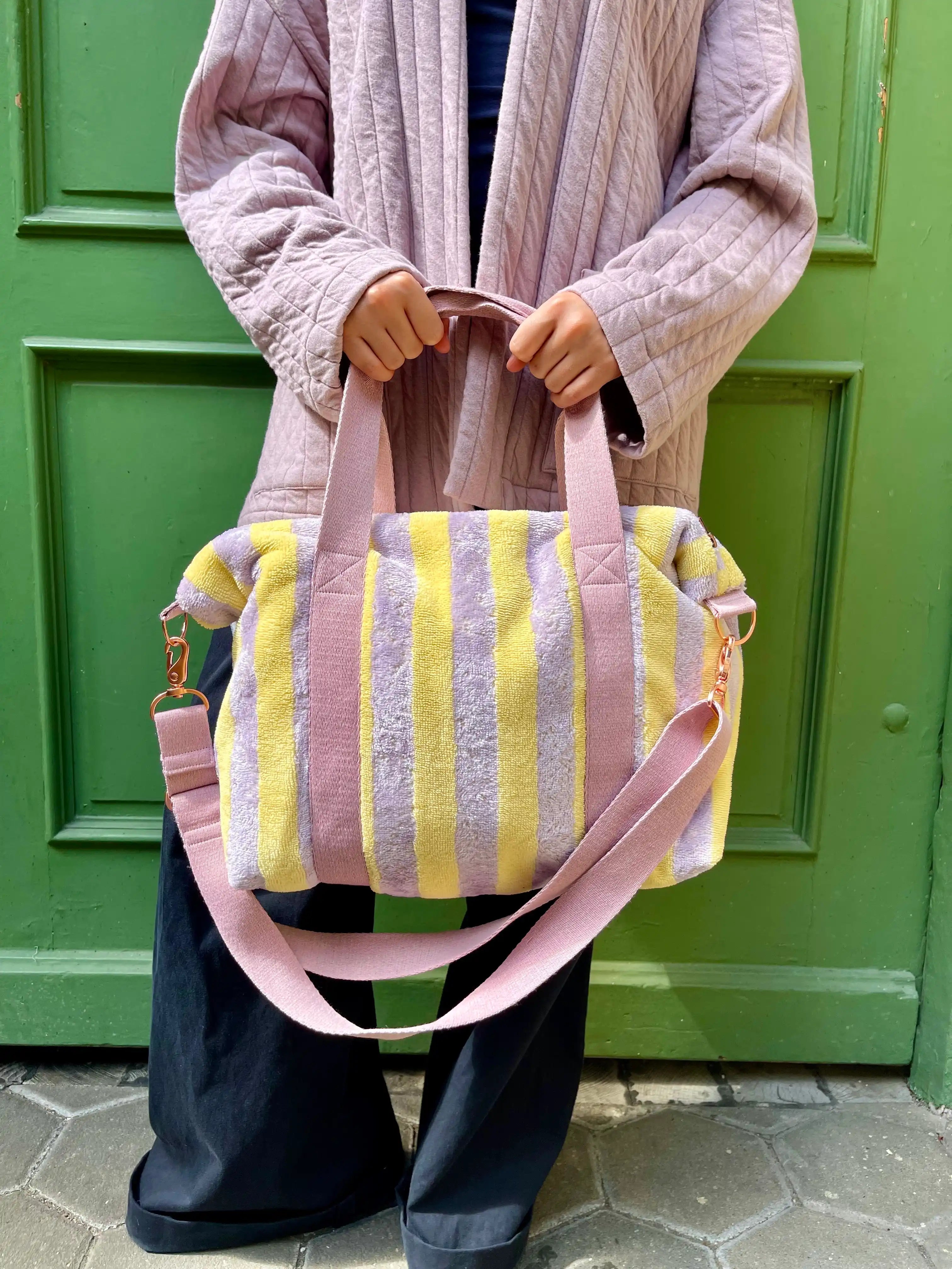 WEEKENDER JUNE FROTTEE STRIPES lilac