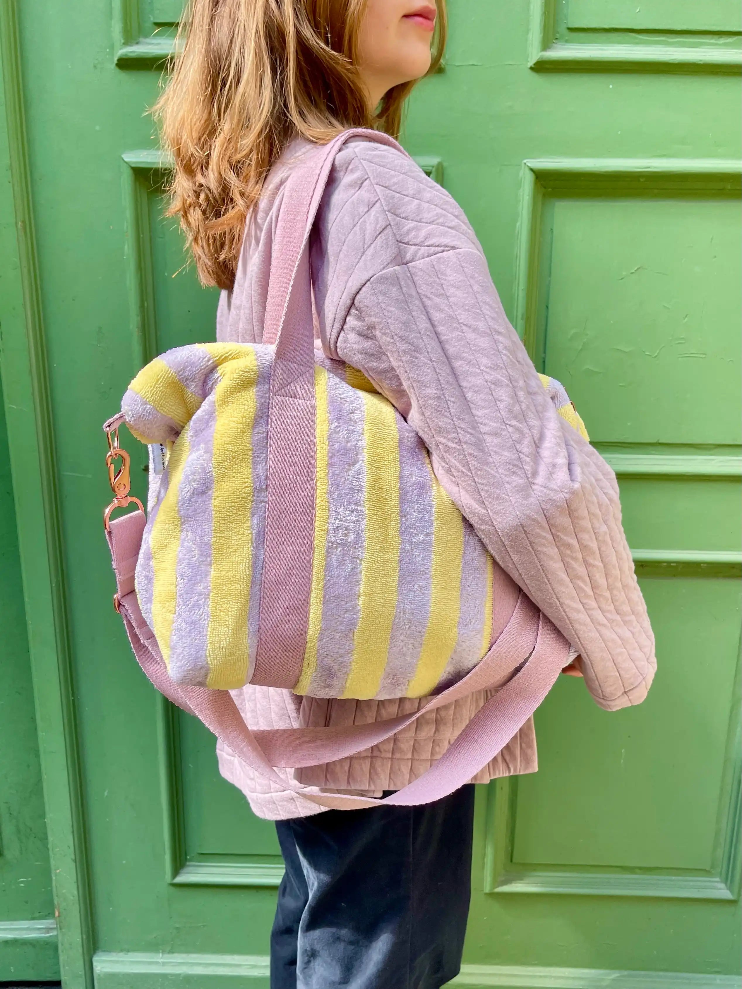 WEEKENDER JUNE FROTTEE STRIPES lilac