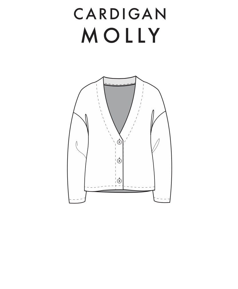 Schnittmuster CARDIGAN MOLLY