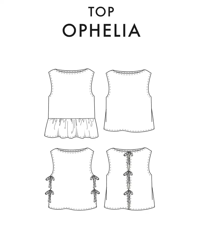 Schnittmuster TOP OPHELIA