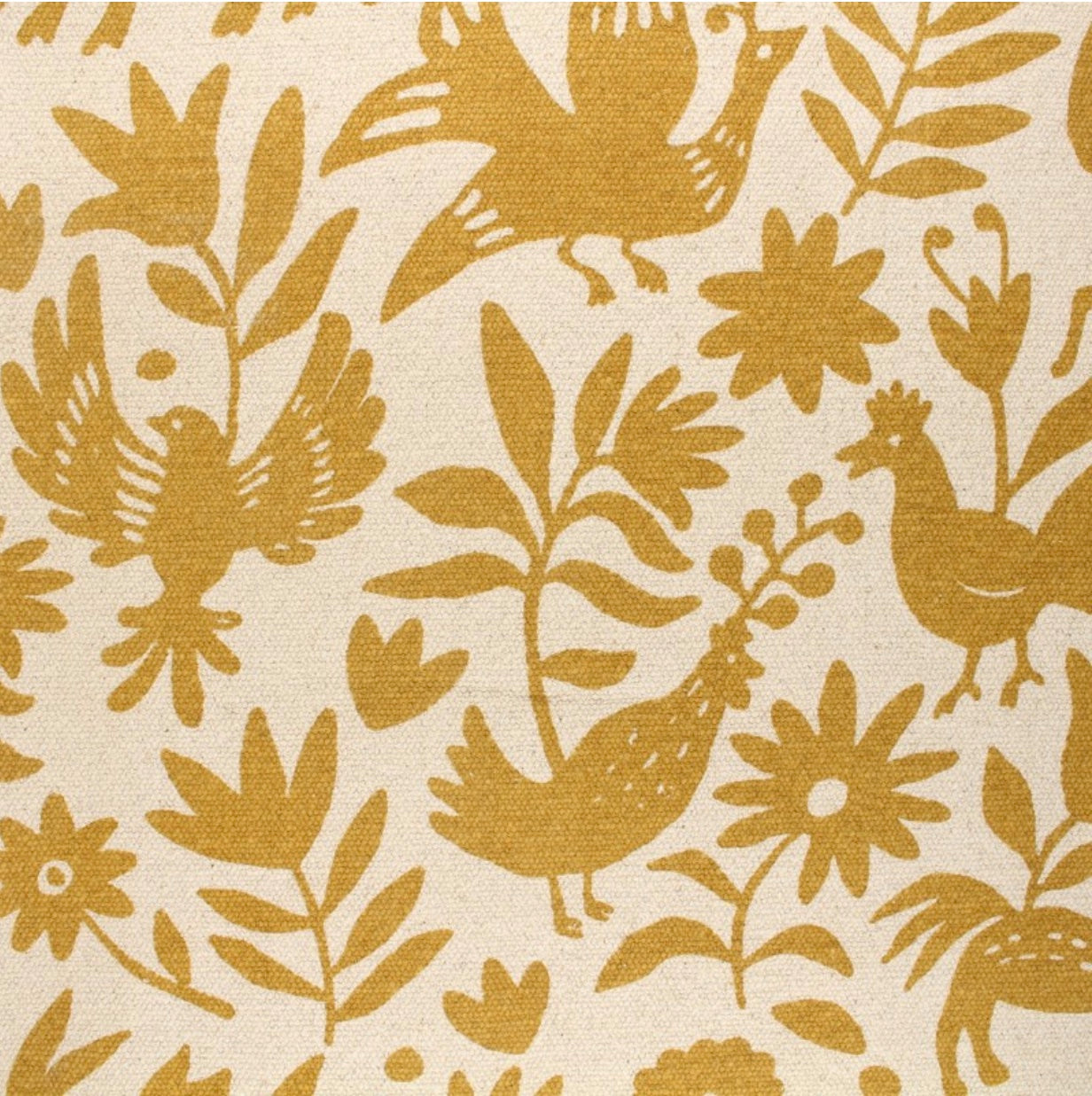 Feste Baumwolle OTOMI ocker