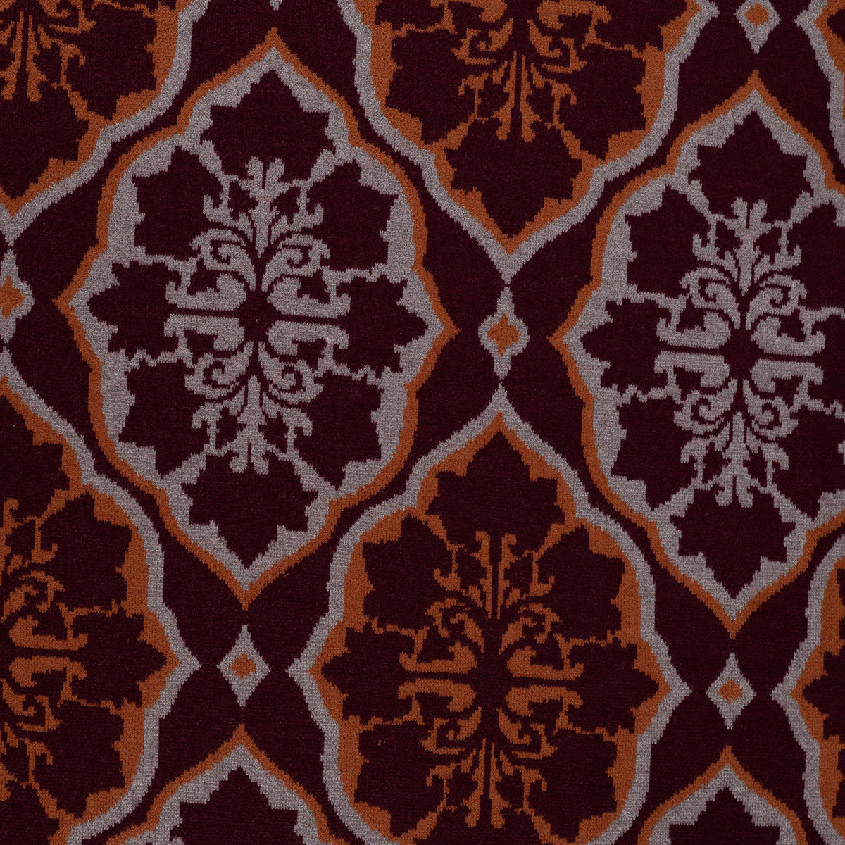 Strick Jacquard NEGEV weinrot