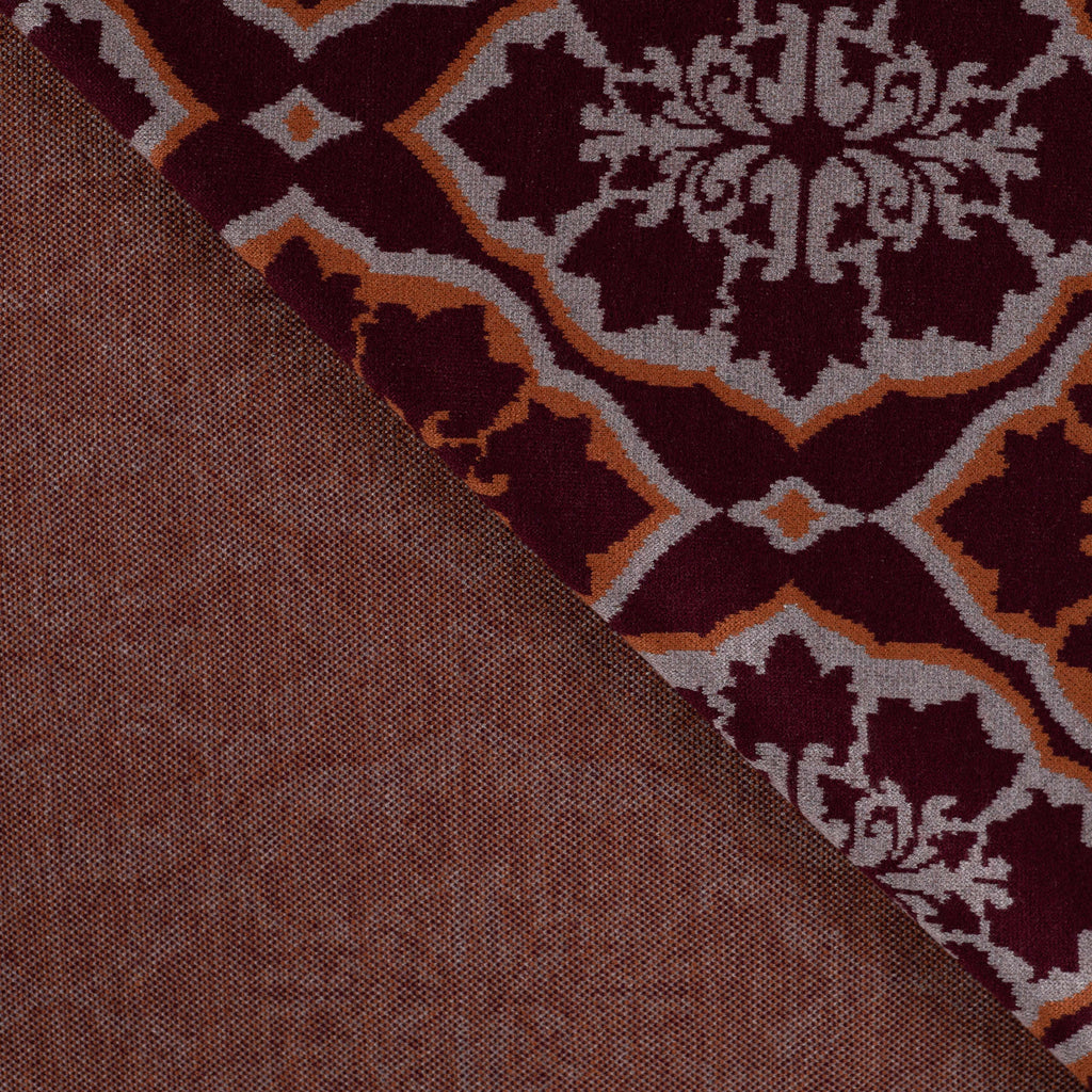 Strick Jacquard NEGEV weinrot