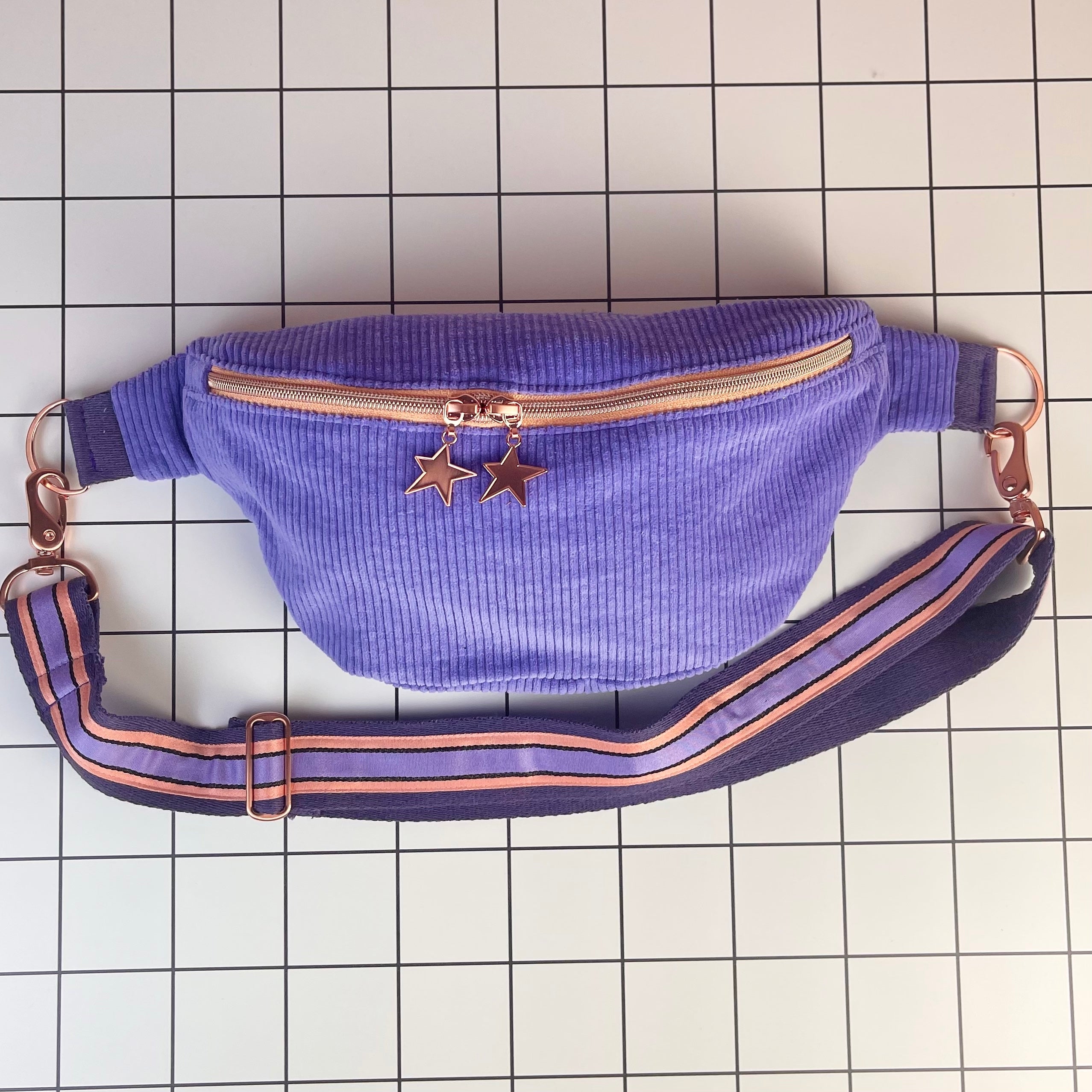Crossbody Bag RILEY CORD lilac