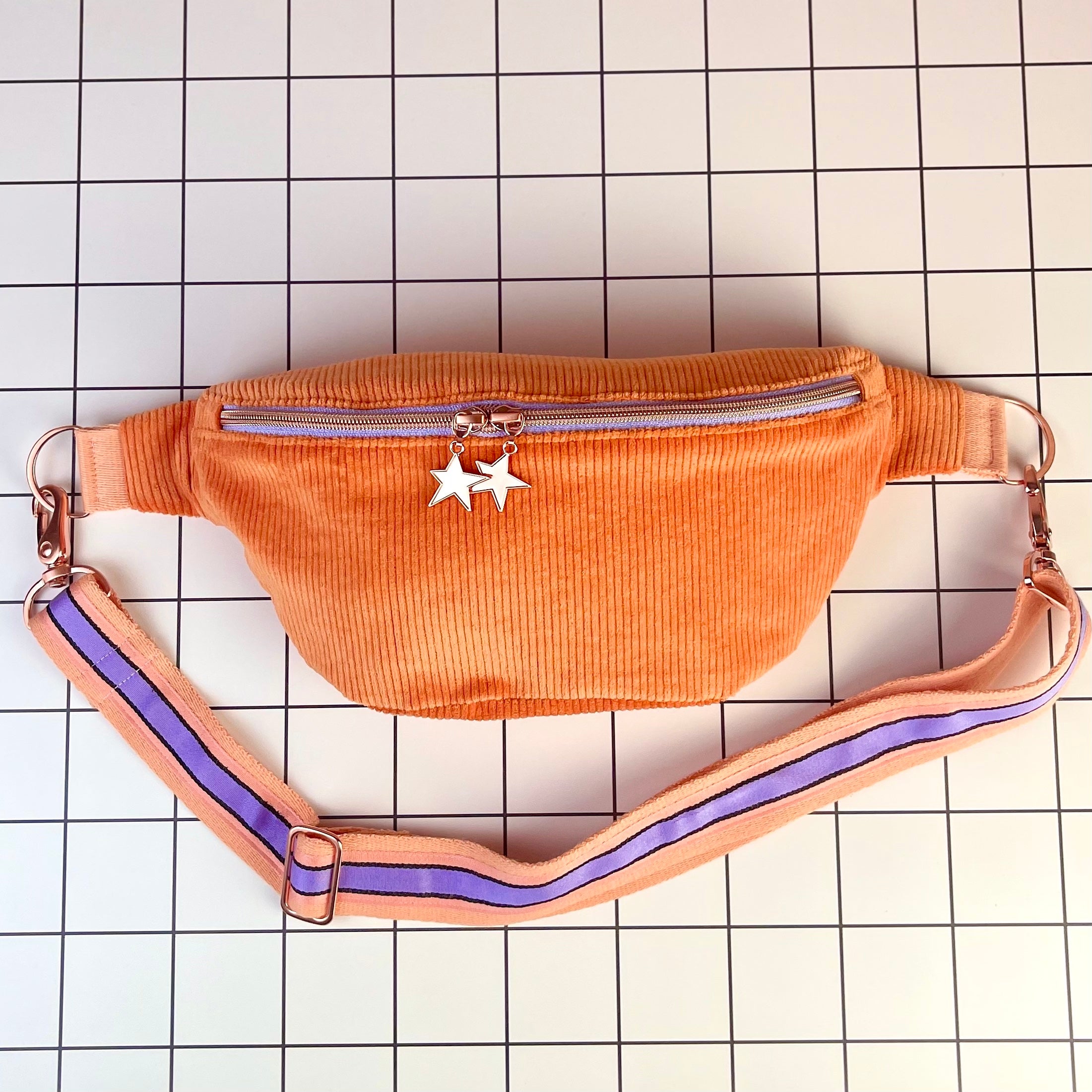 Crossbody Bag RILEY CORD orange