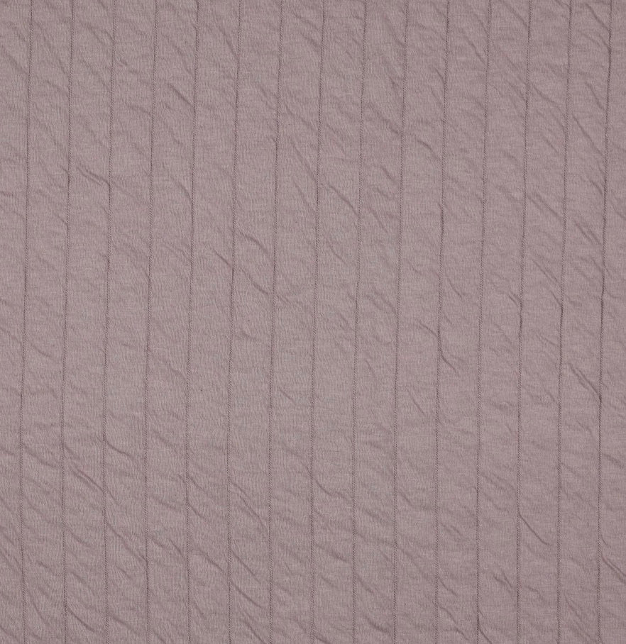 Gesteppter Jersey STRIPES altrosa